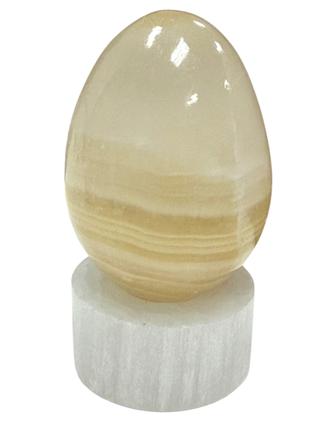 Banded Calcite Egg