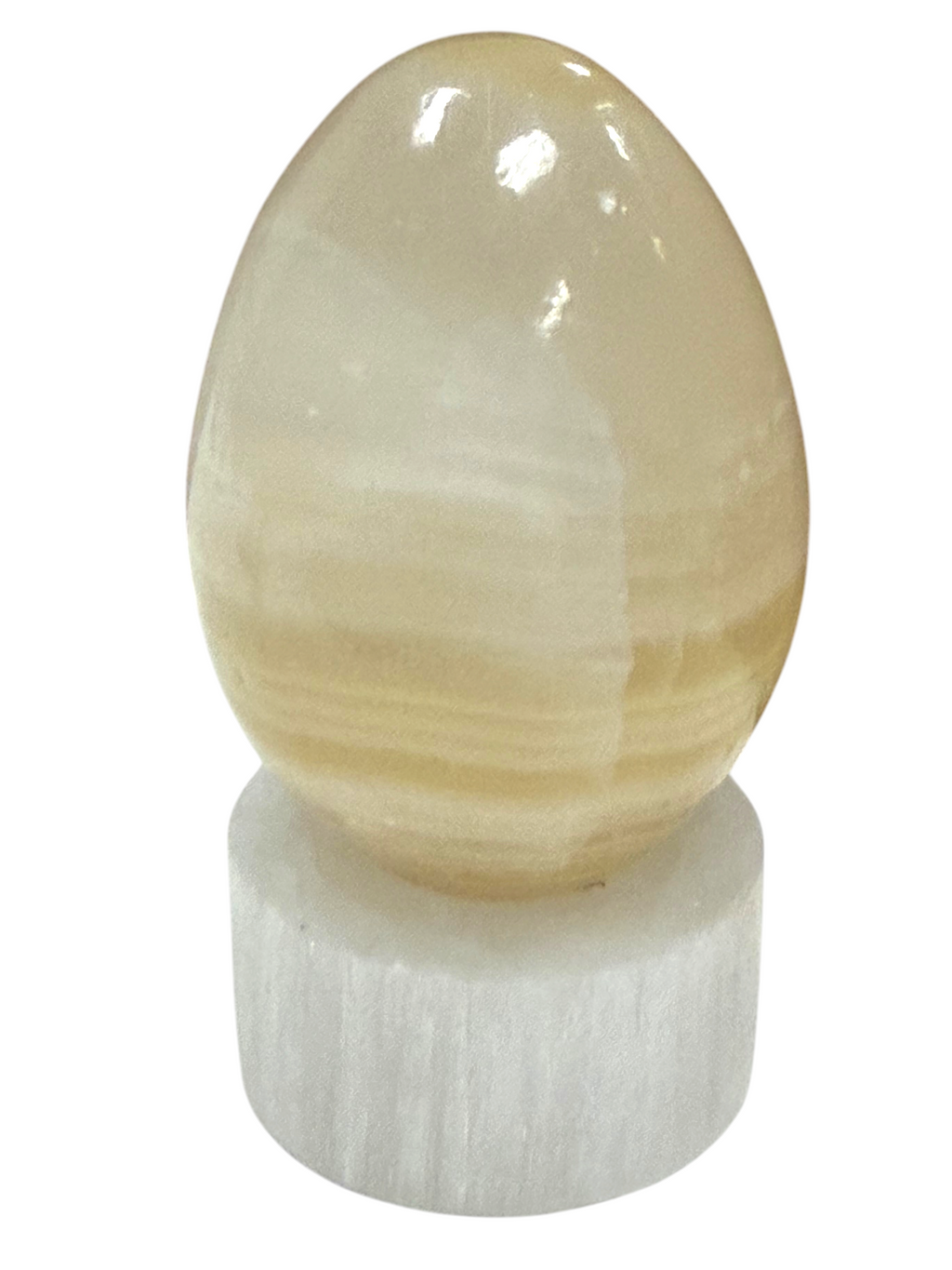 Banded Calcite Egg