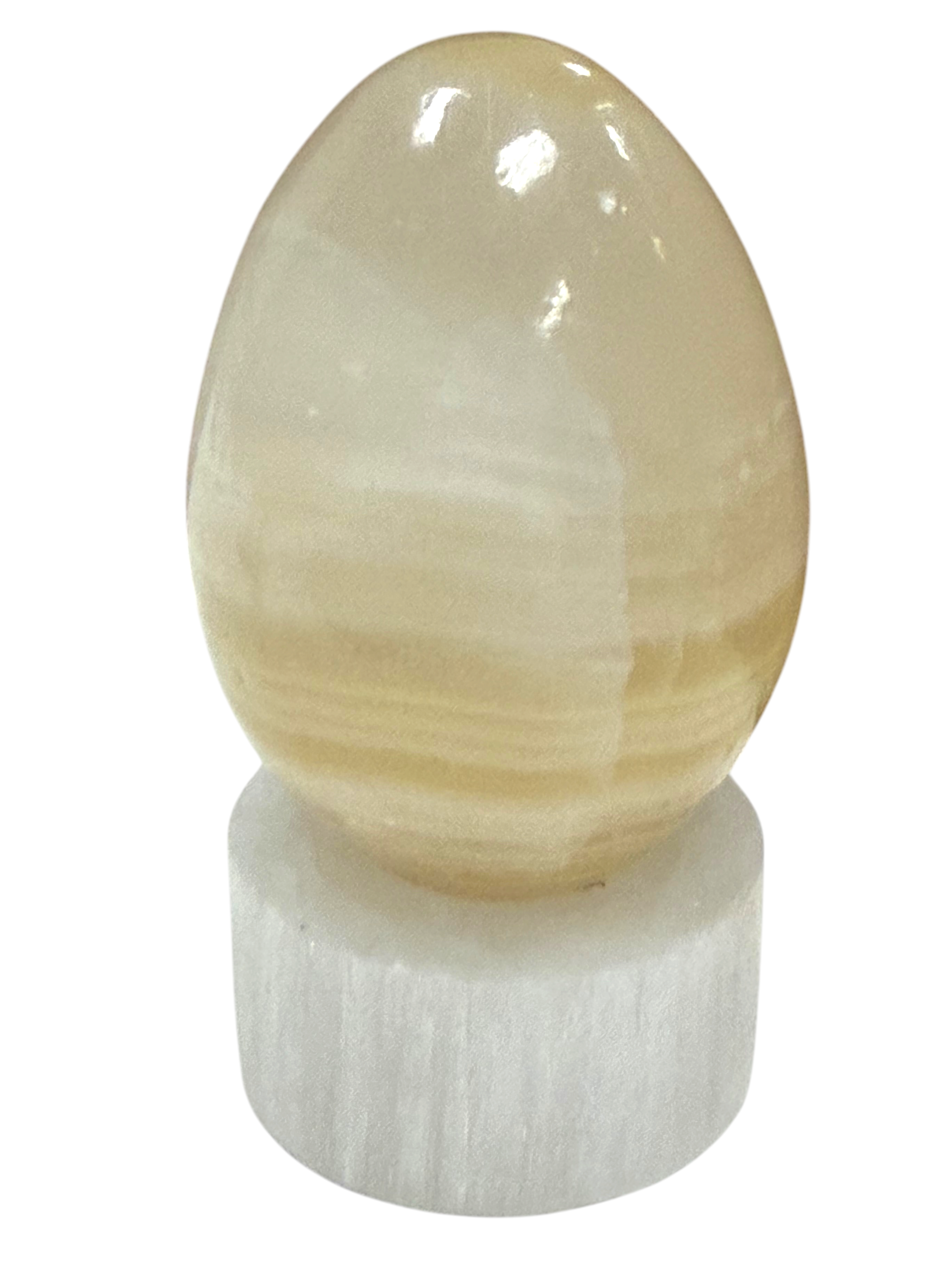Banded Calcite Egg