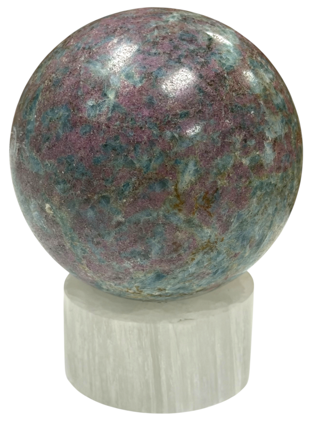 Ruby and Kyanite Sphere