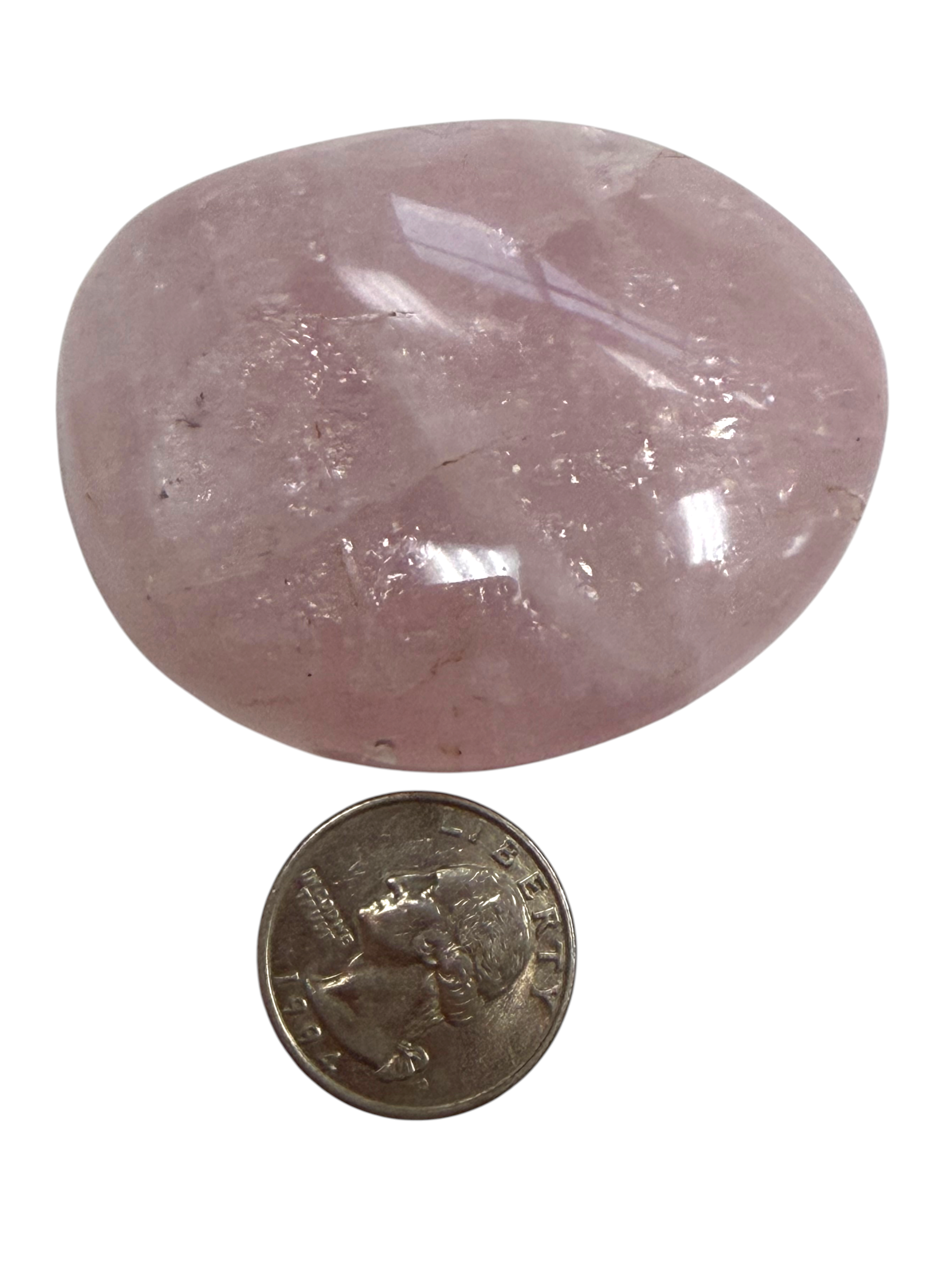 Rose Quartz Palm Stone