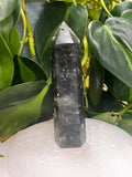 Prehnite with Epidote Rutile Tower