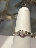 Black Onyx & Meteorite Sterling Silver Ring