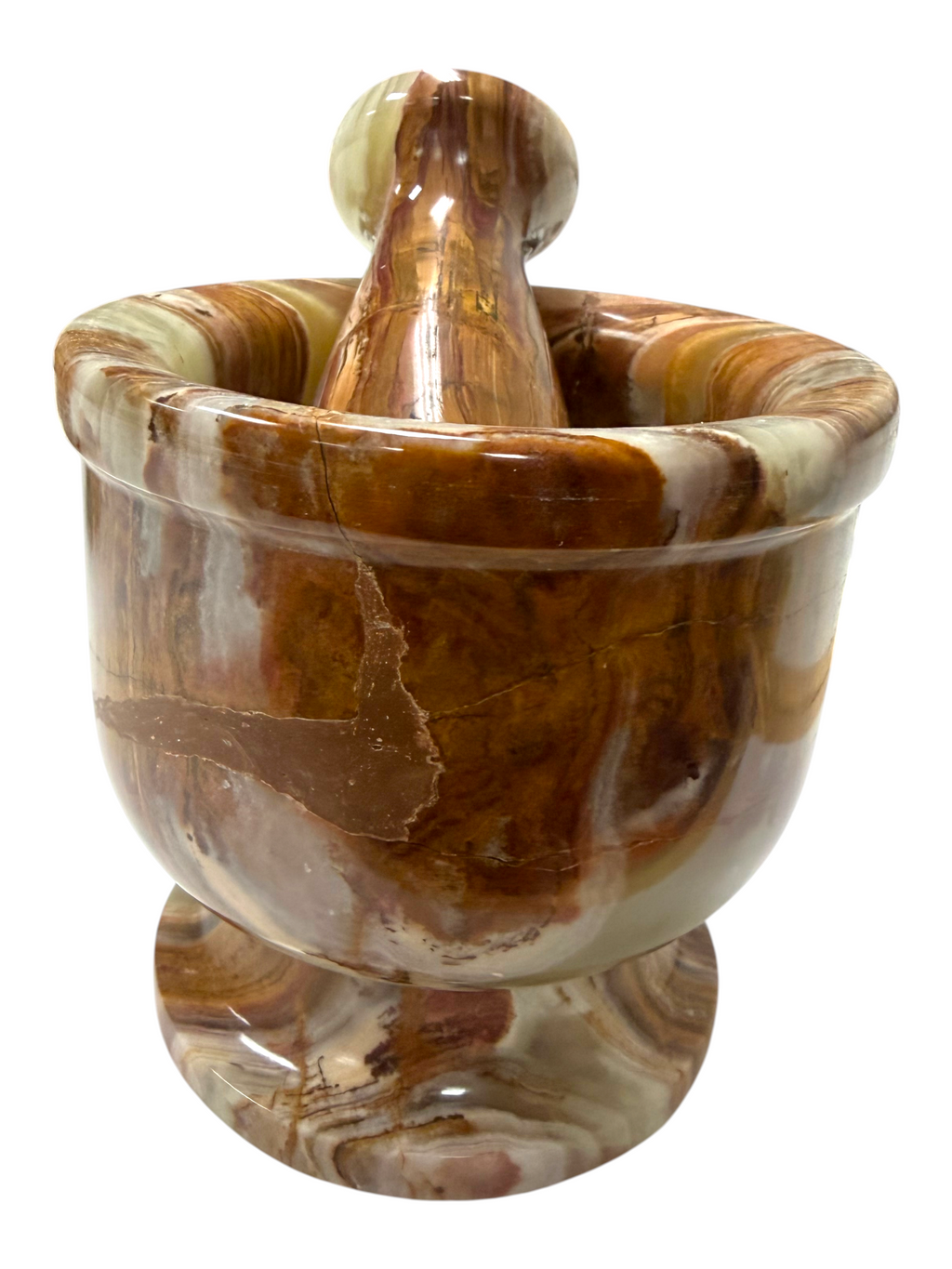 4" Green Onyx Pestle & Mortar #1