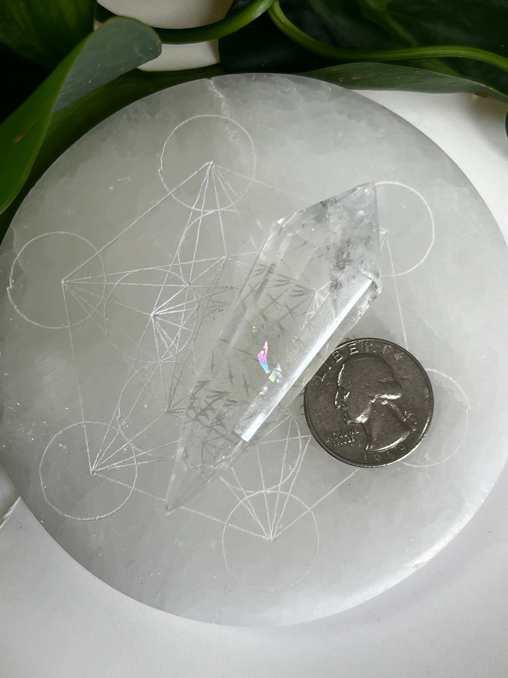 Vogel Cut Quartz Wand