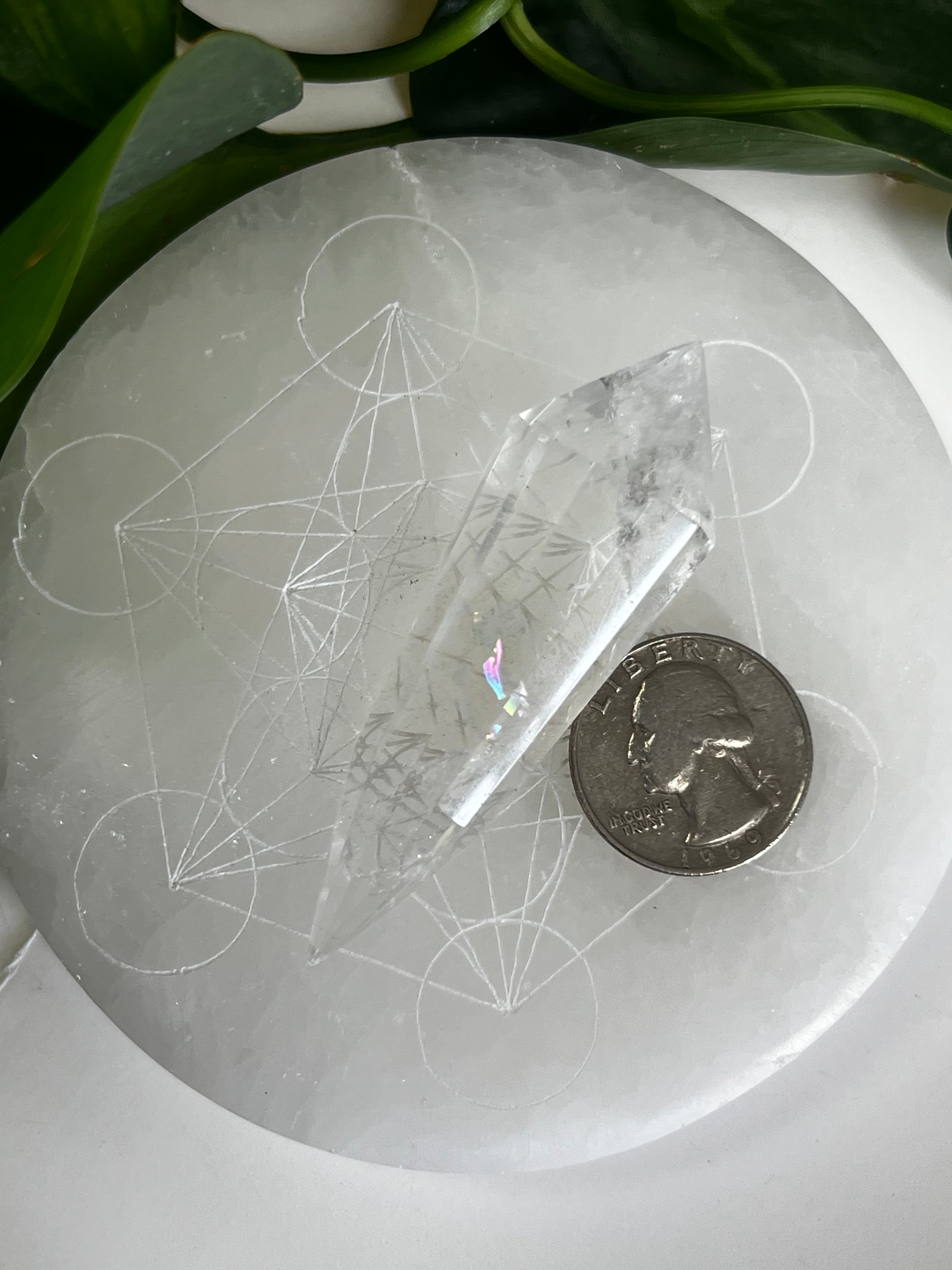 Vogel Cut Quartz Wand