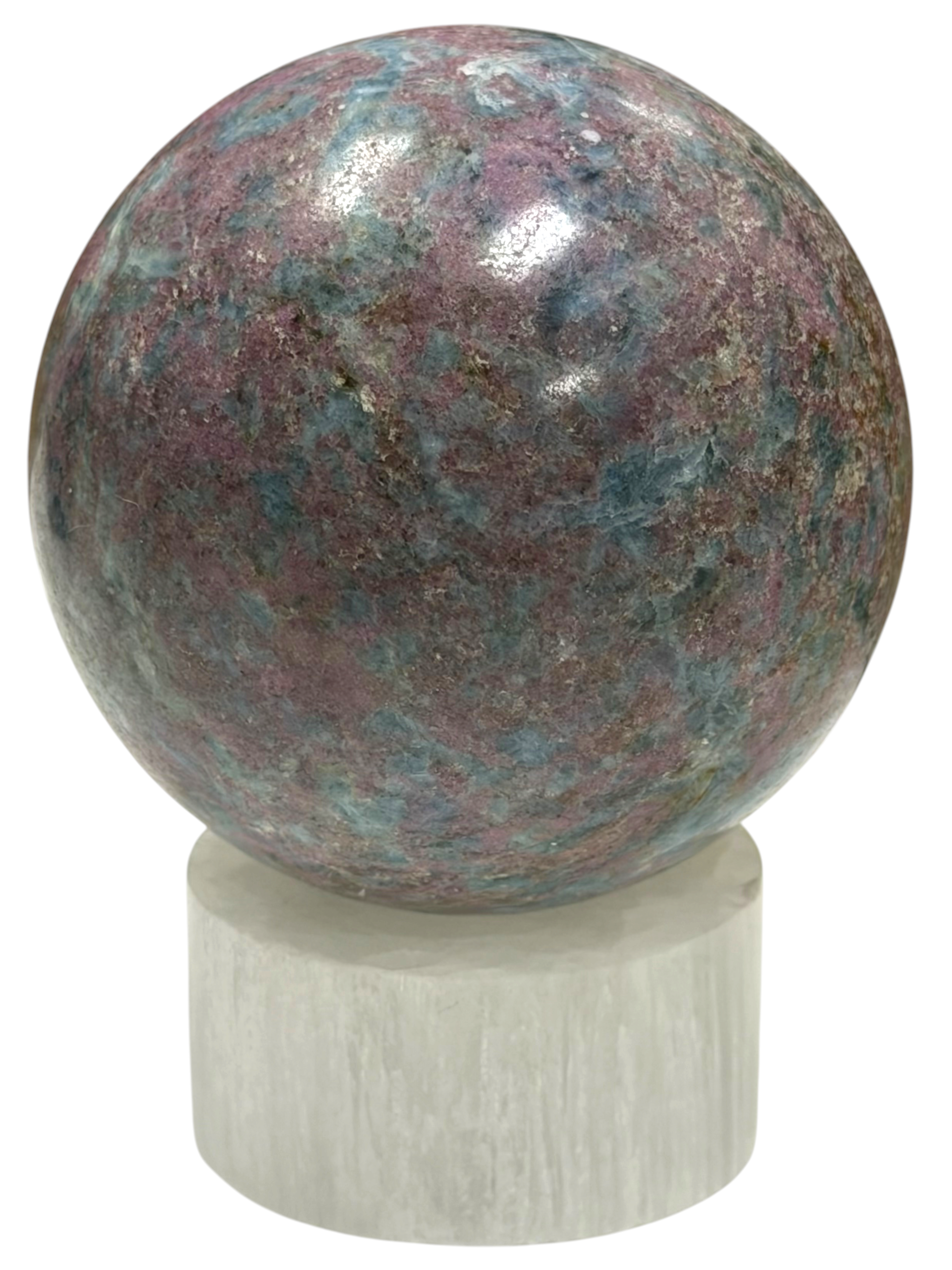 Ruby and Kyanite Sphere