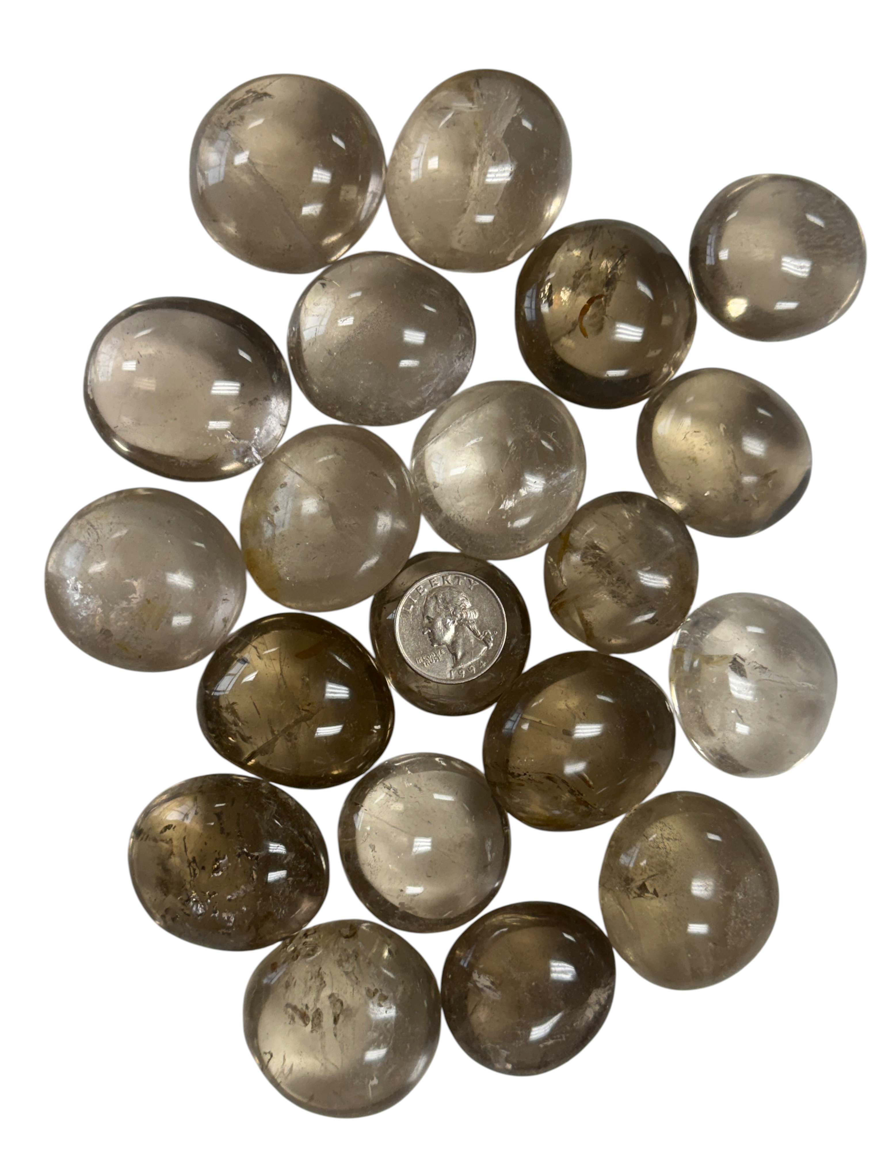 Smoky Quartz Palm Stone