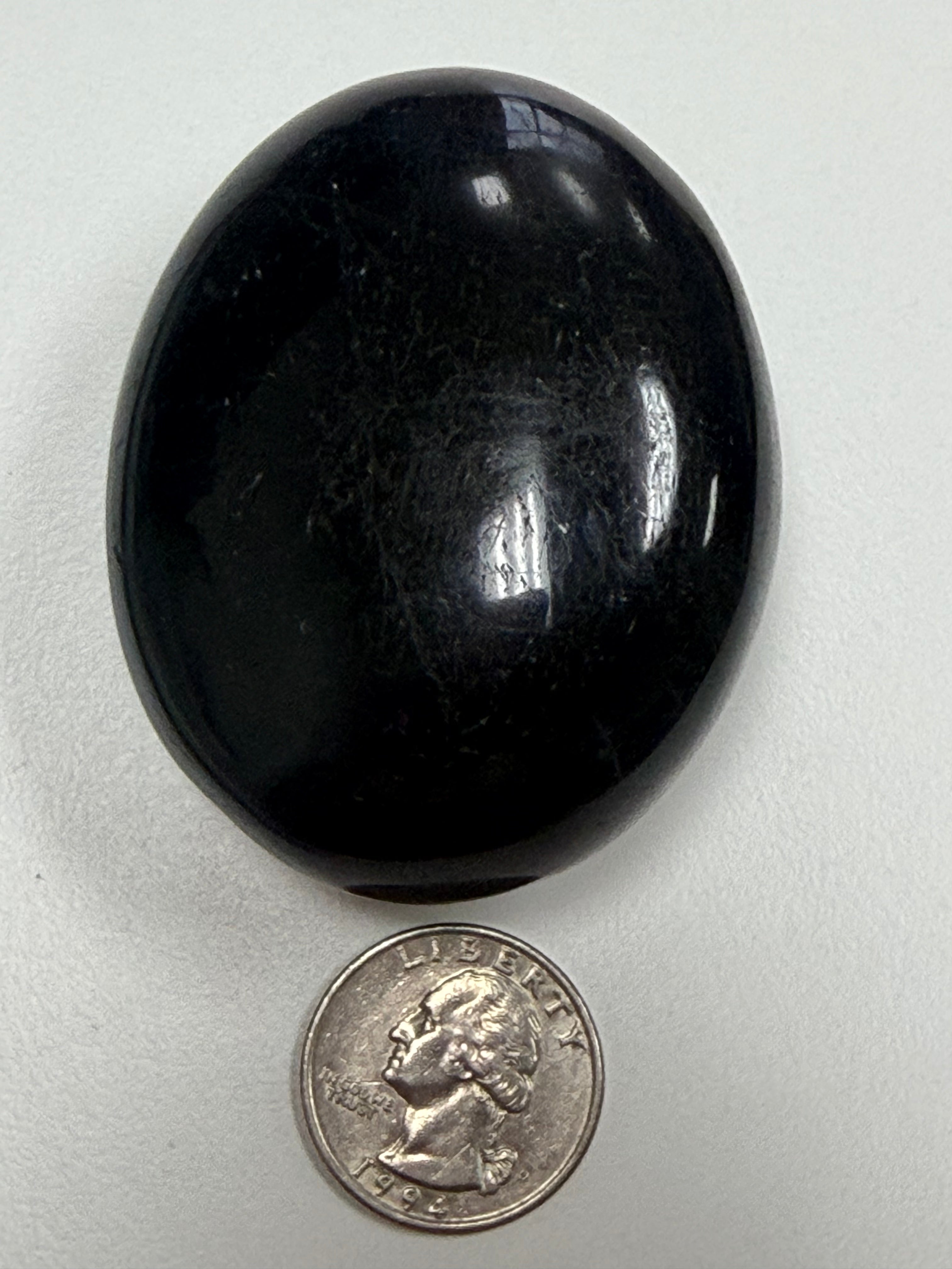 Black Tourmaline Palm Stone