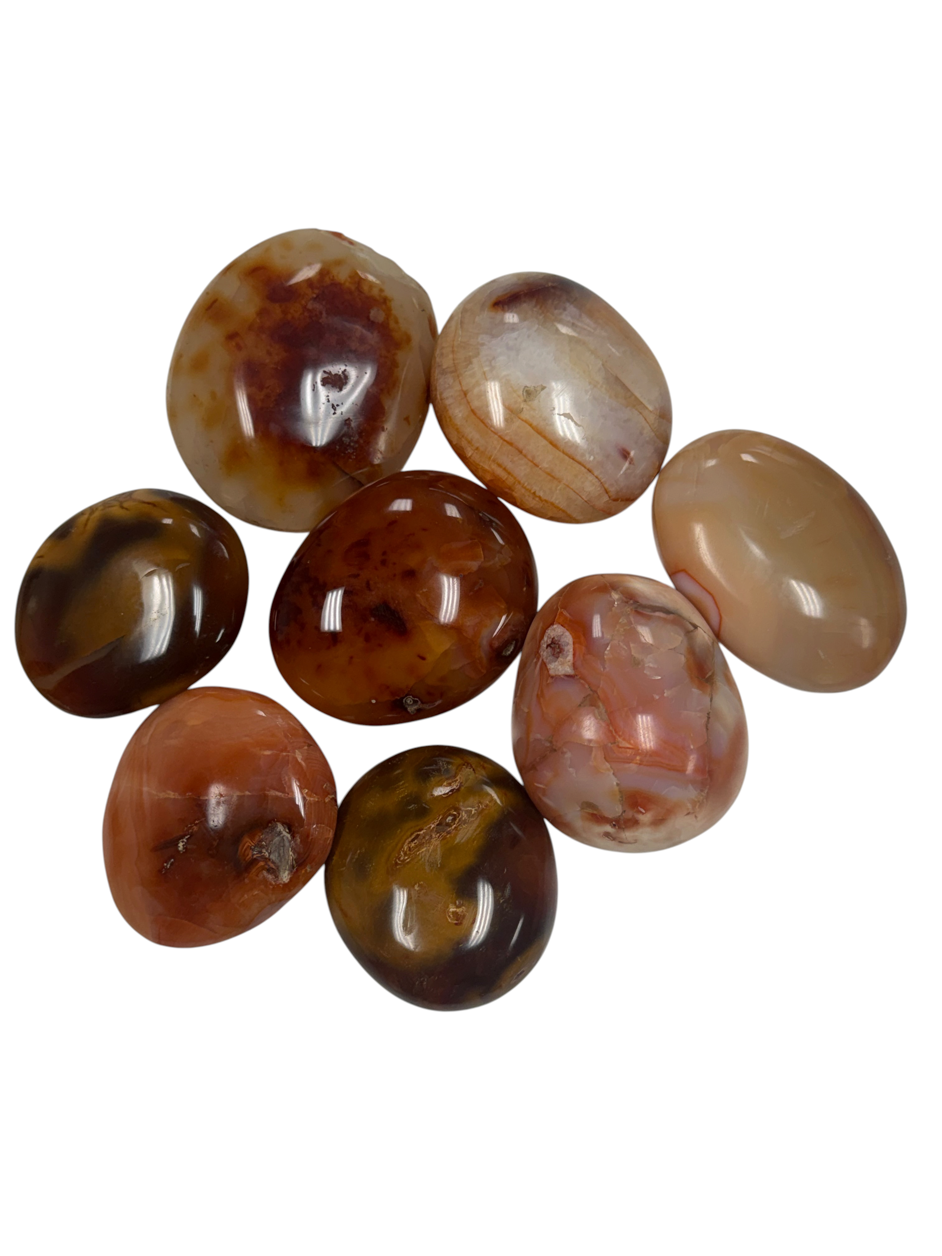 Carnelian Palm Stone