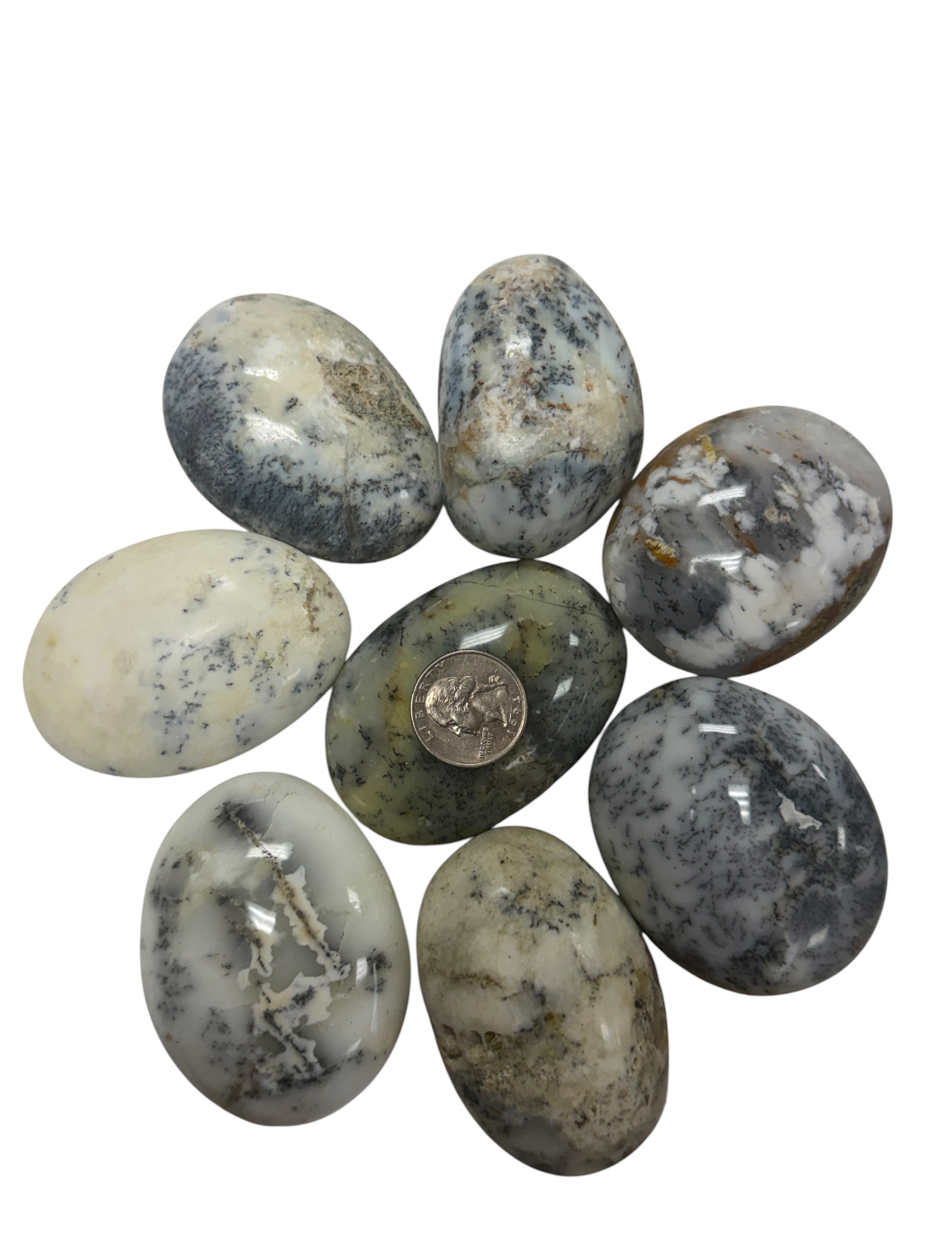 Merlinite Palm Stone