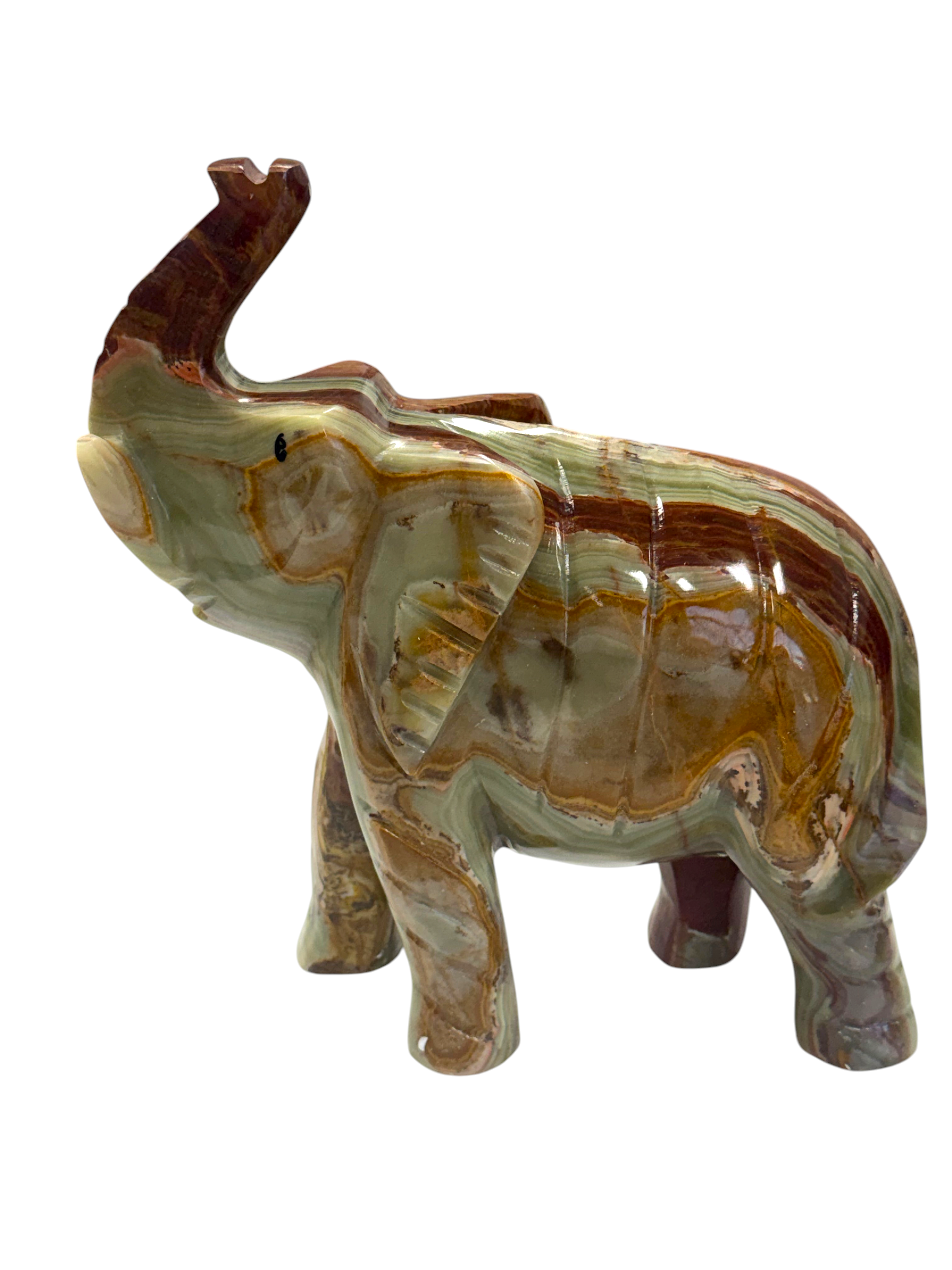 Green Onyx Elephant