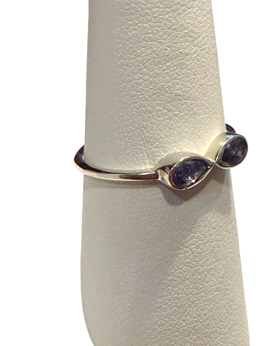 Tanzanite Infinity Sterling Silver Ring