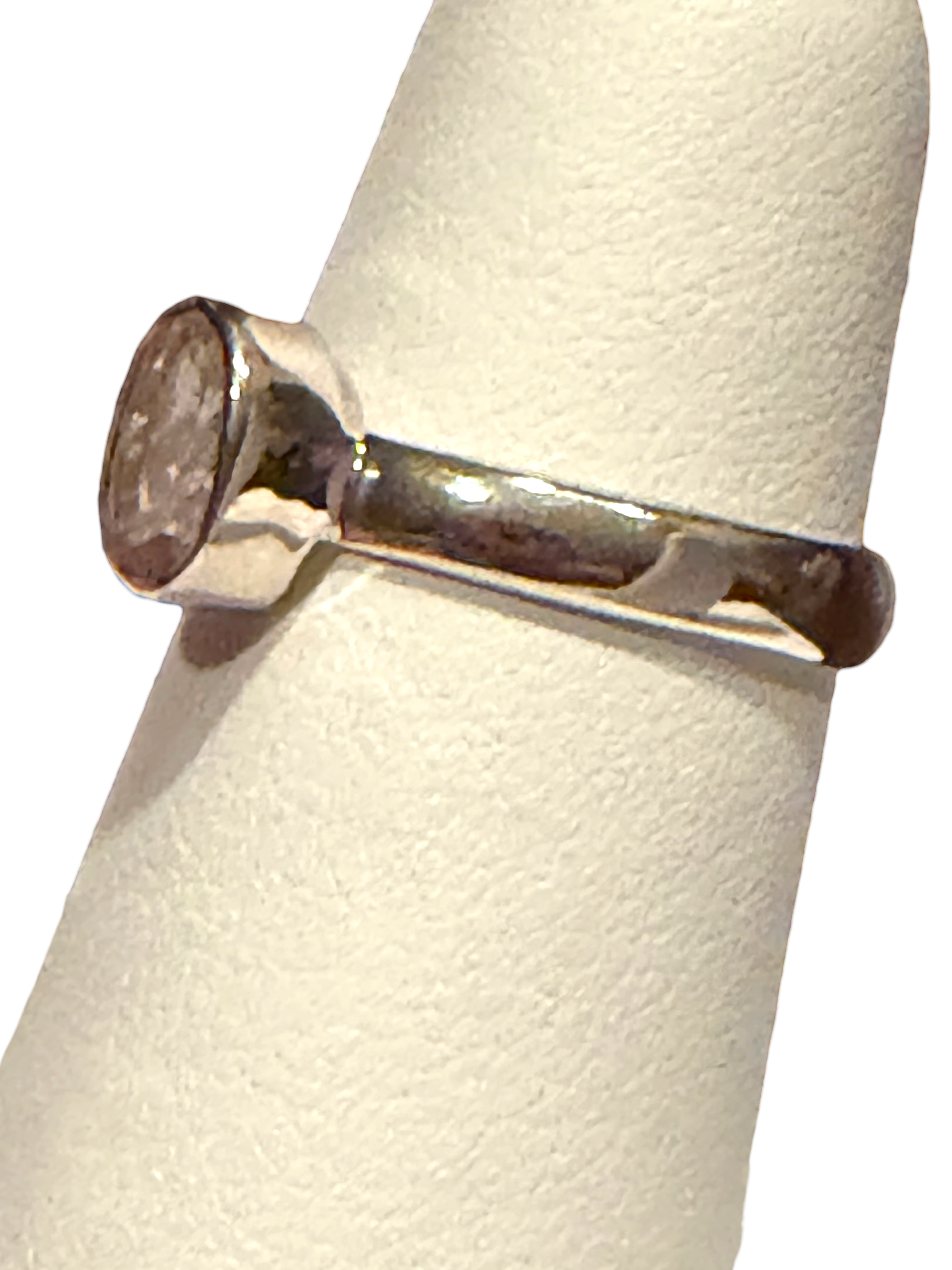 Morganite Sterling Silver Ring