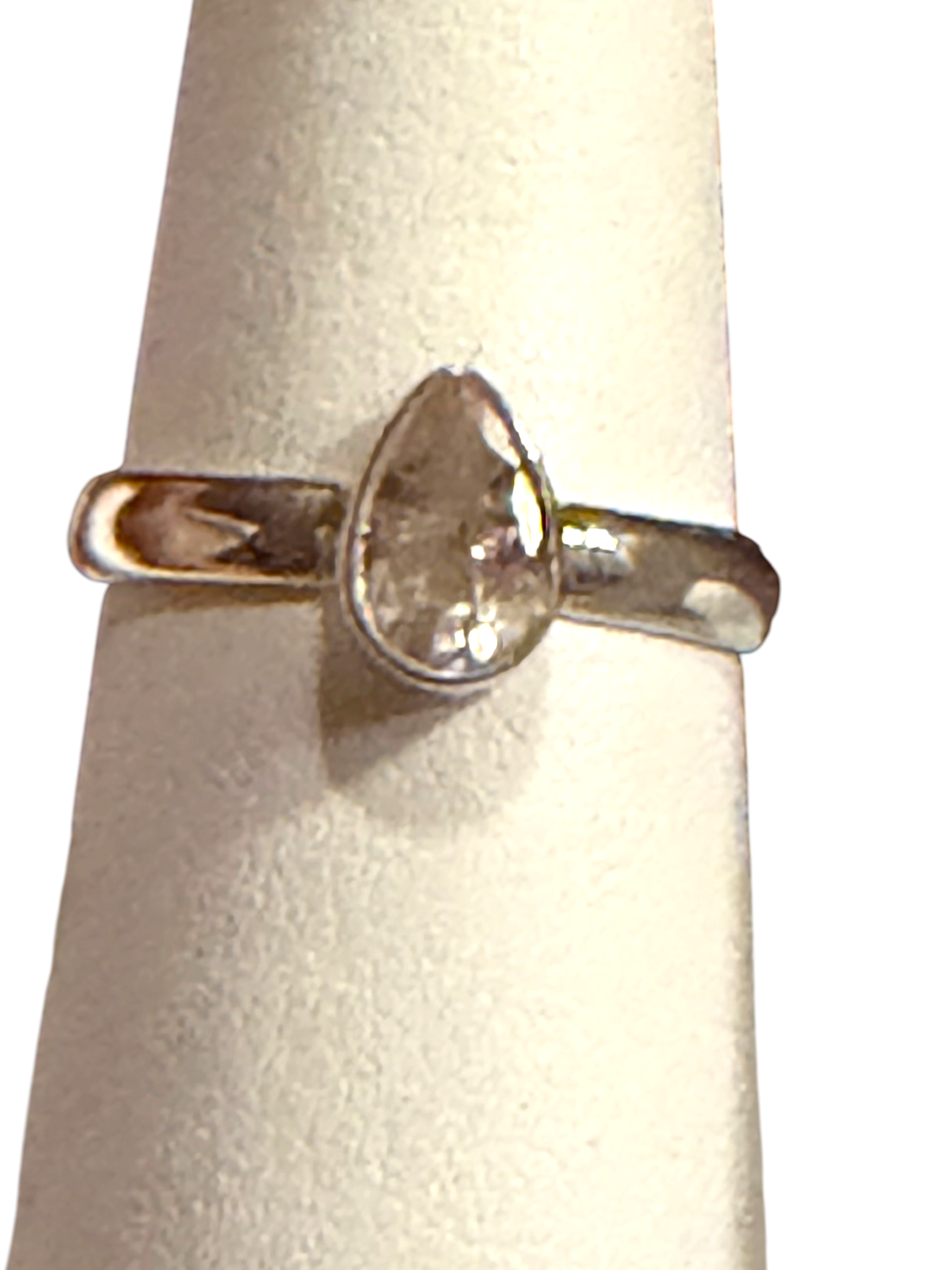 Morganite Sterling Silver Ring