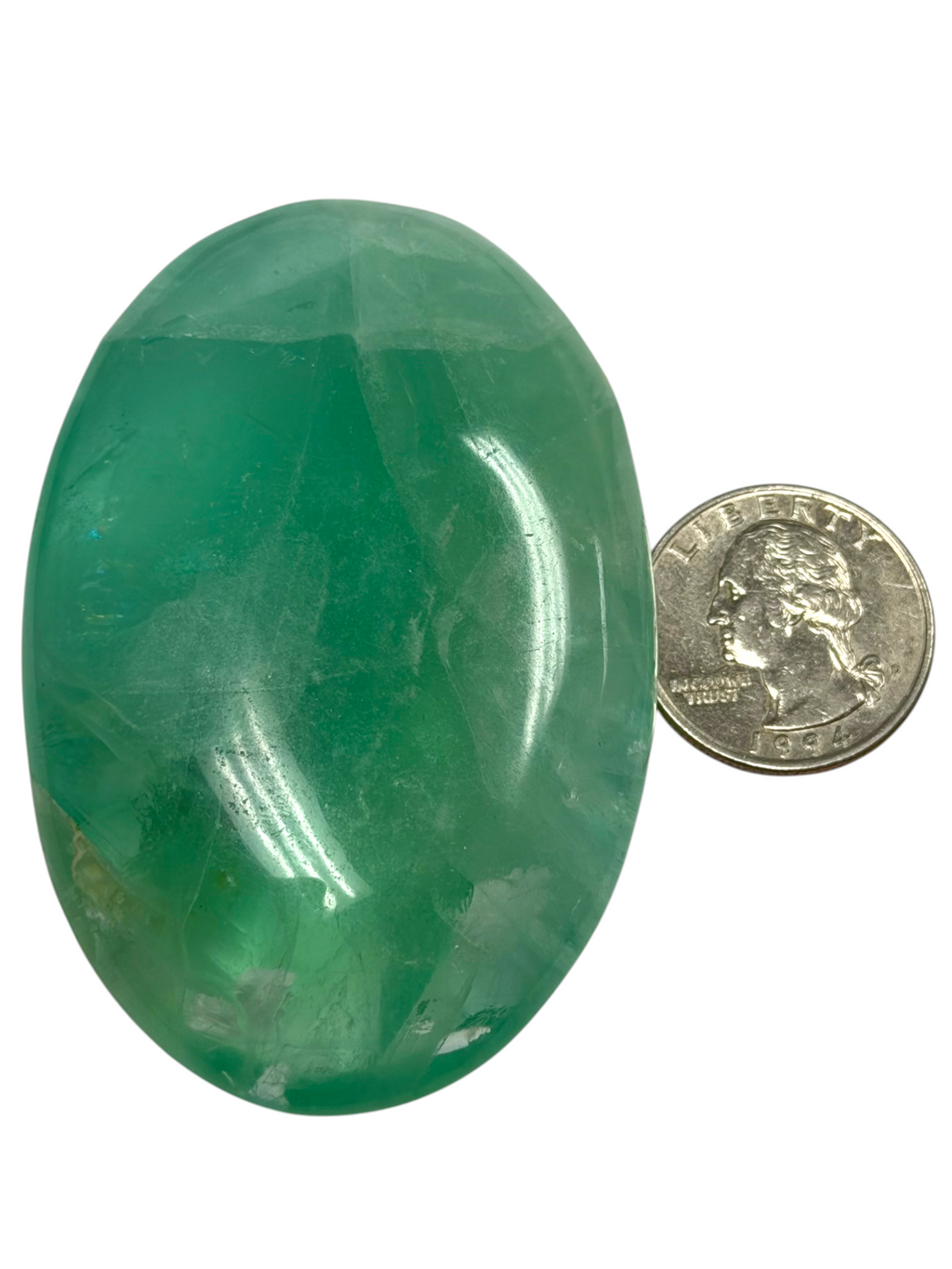 Fluorite Palm Stone