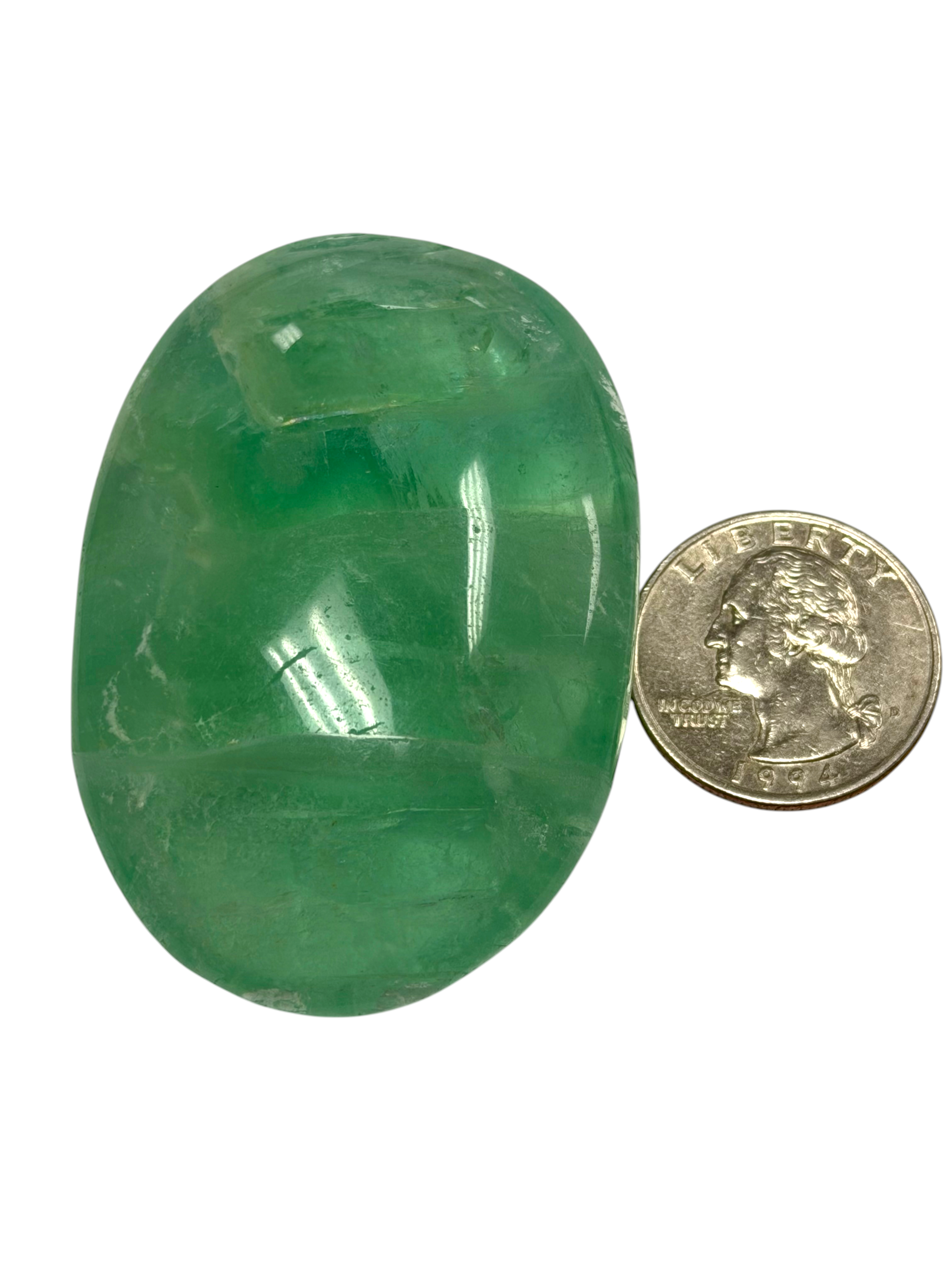 Fluorite Palm Stone