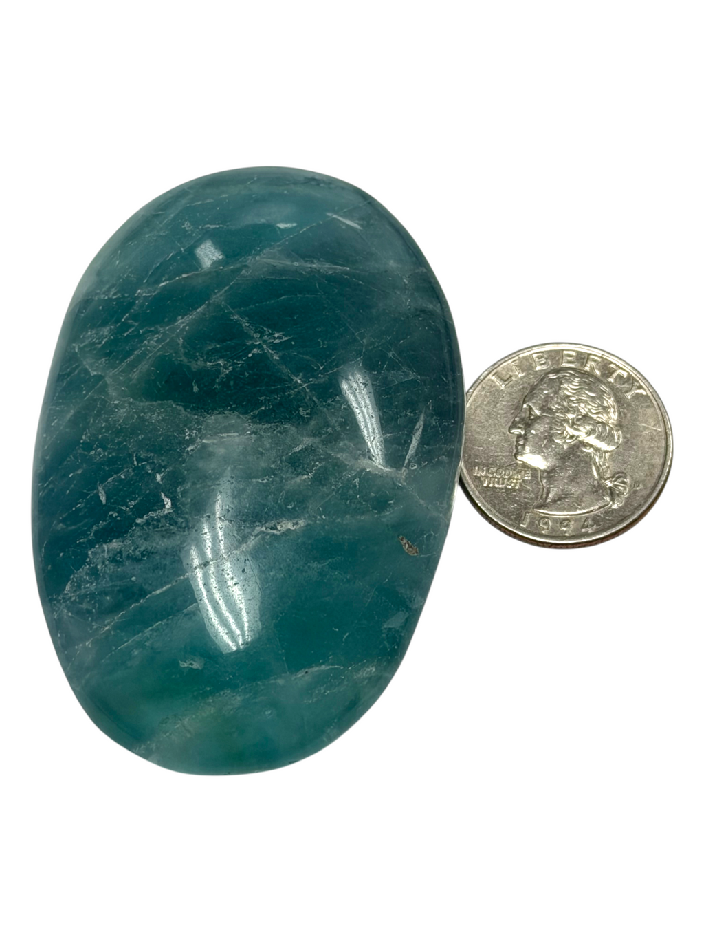 Fluorite Palm Stone