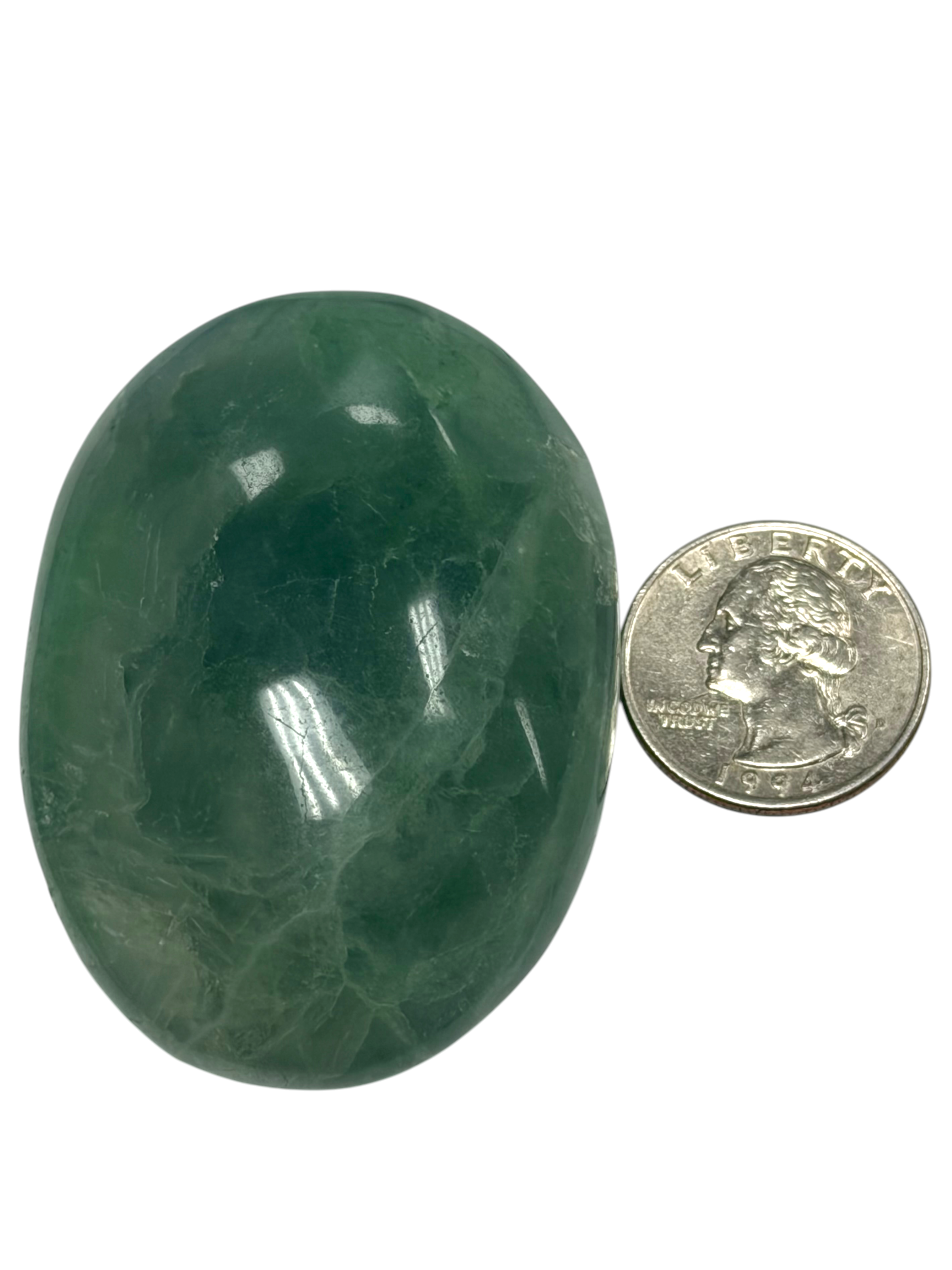 Fluorite Palm Stone
