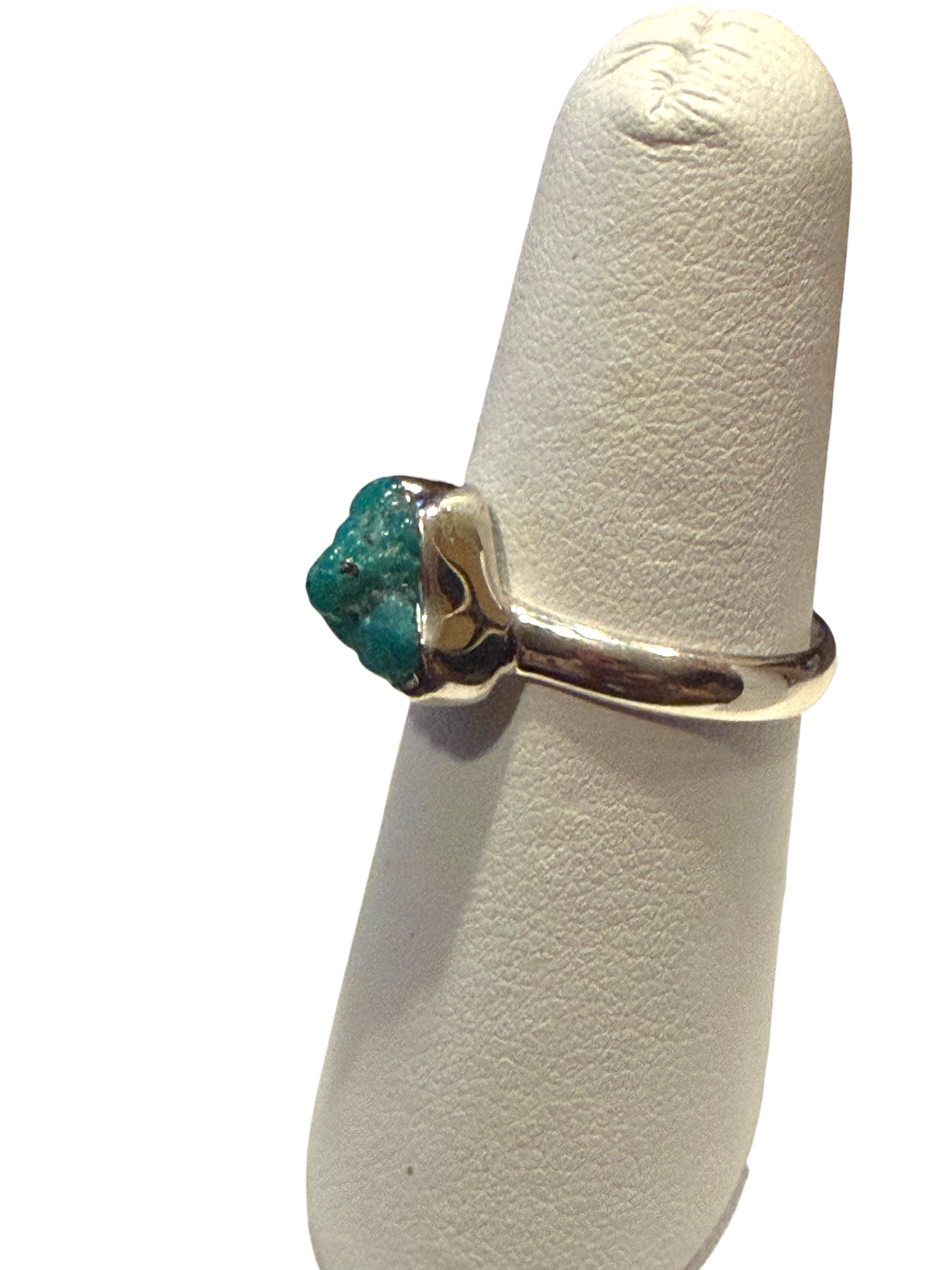 Turquoise (Rough) Sterling Silver Ring