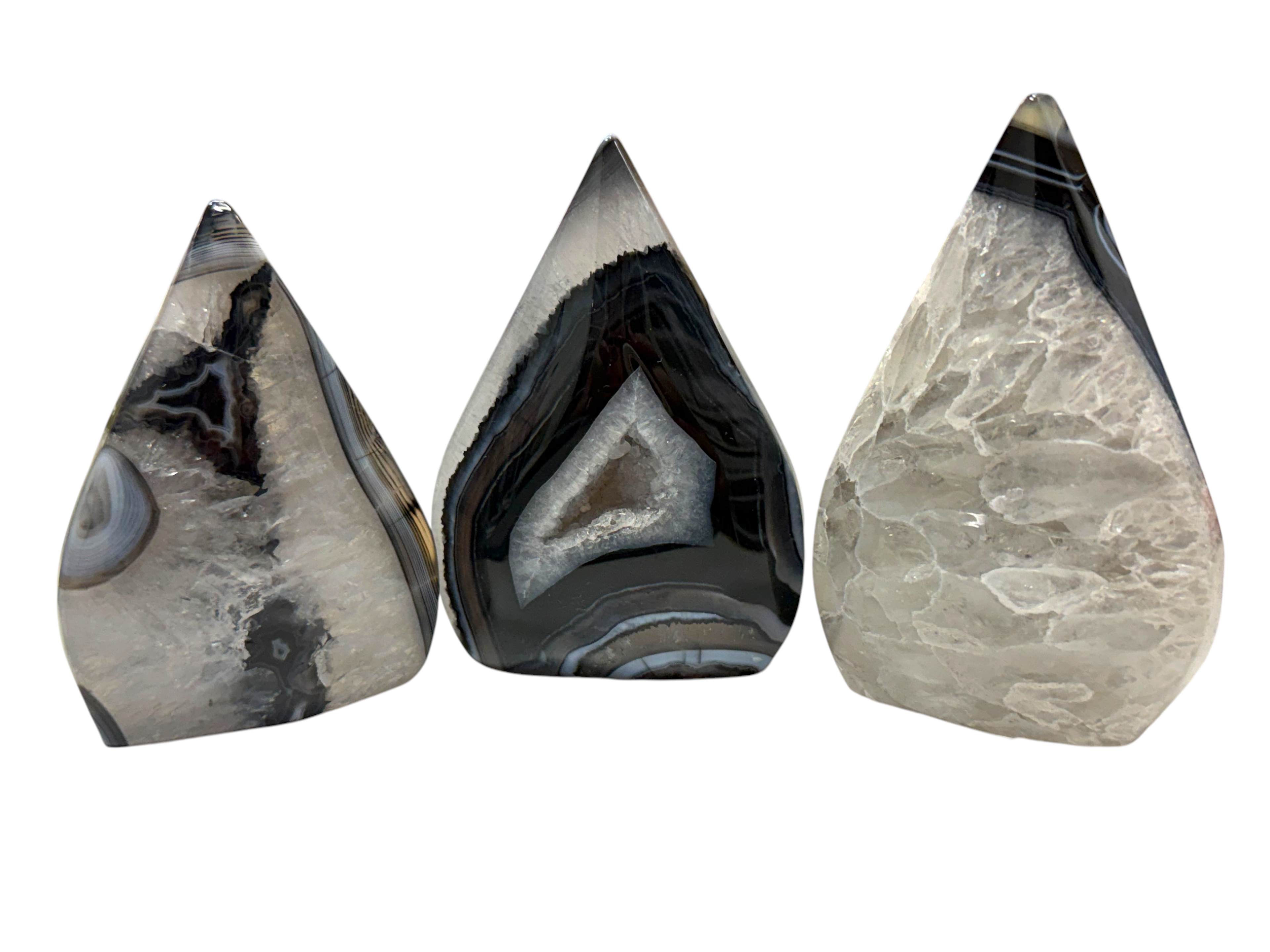 Black Agate Drop
