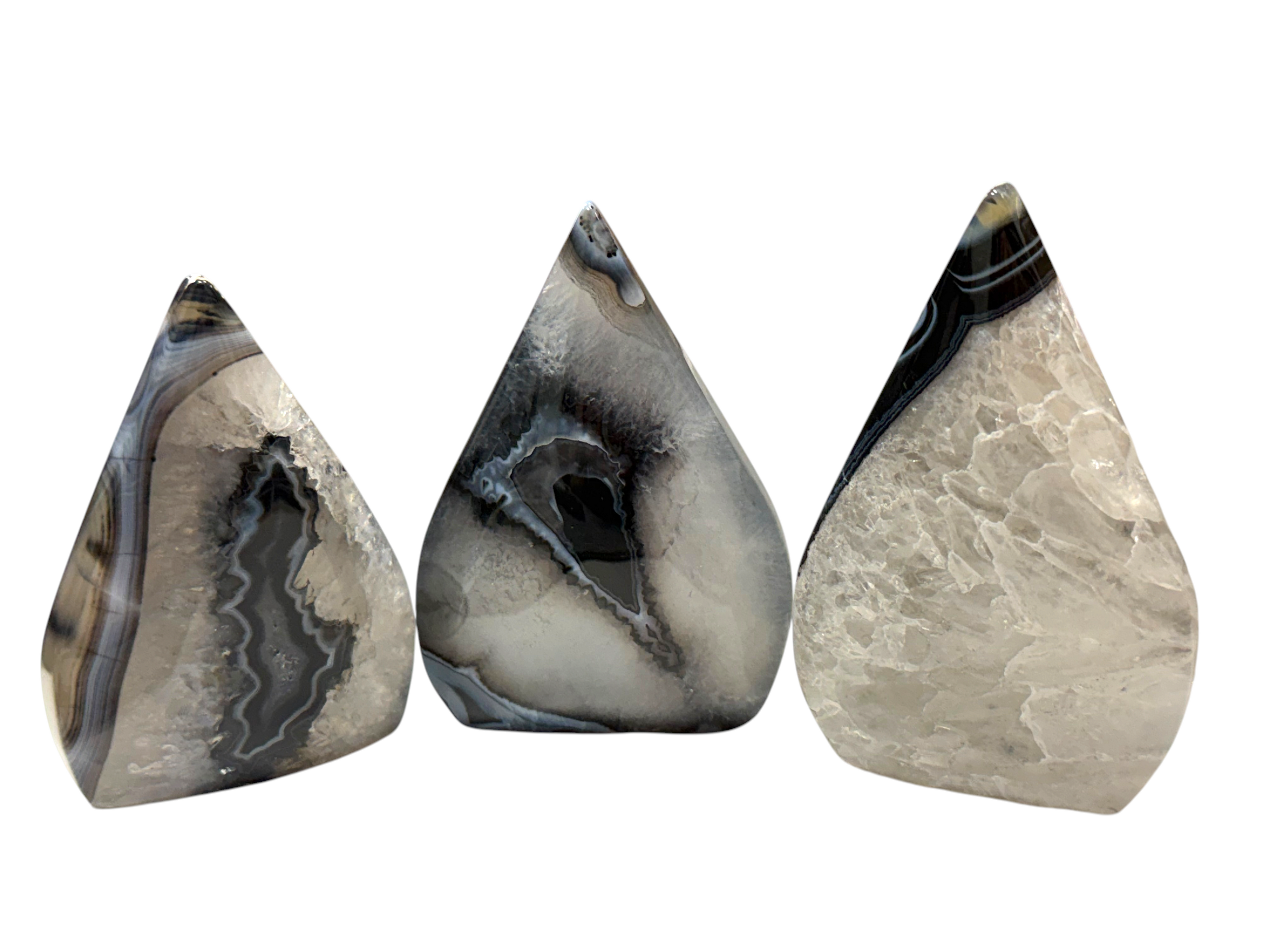 Black Agate Drop