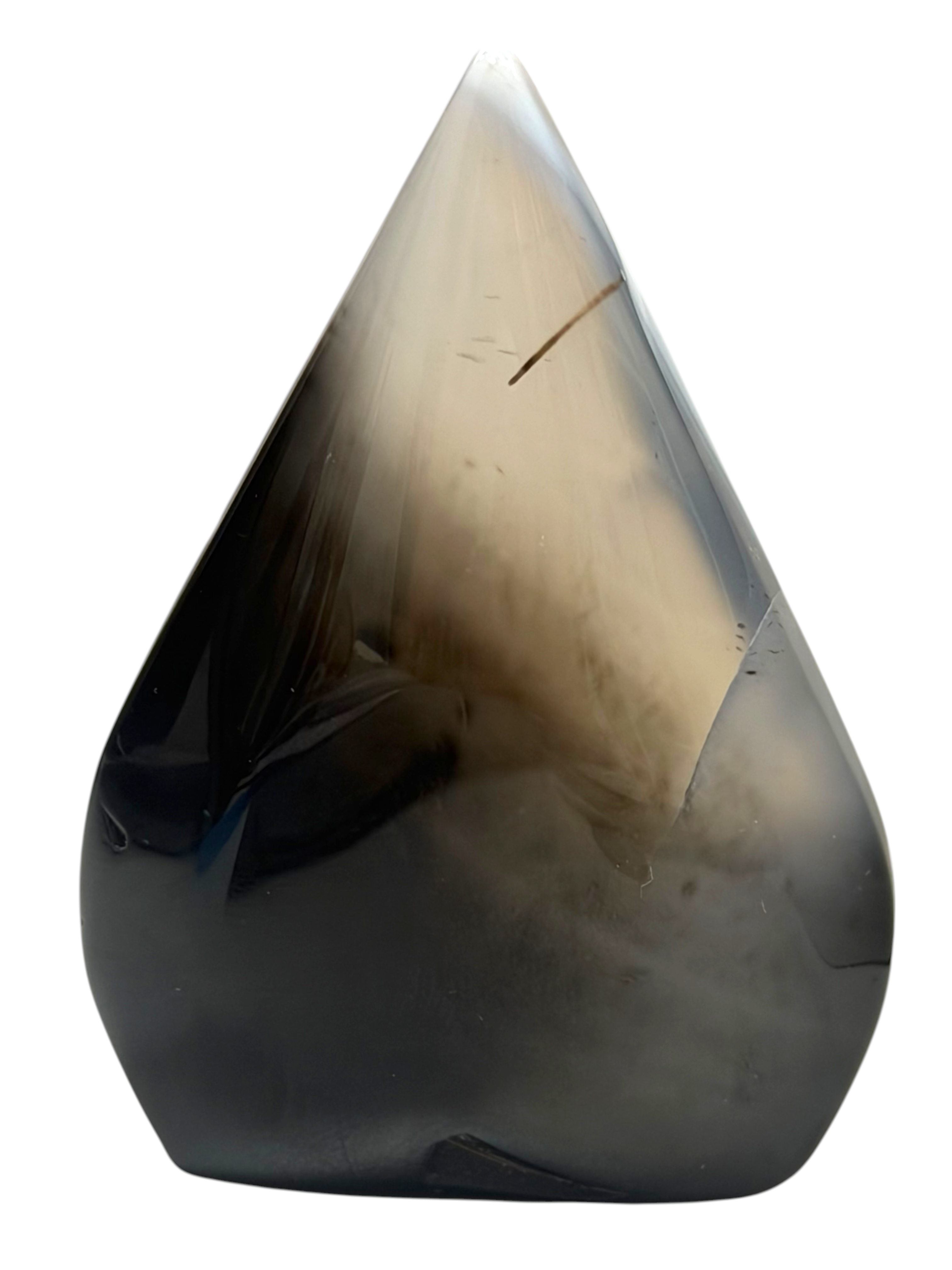 Black Agate Drop