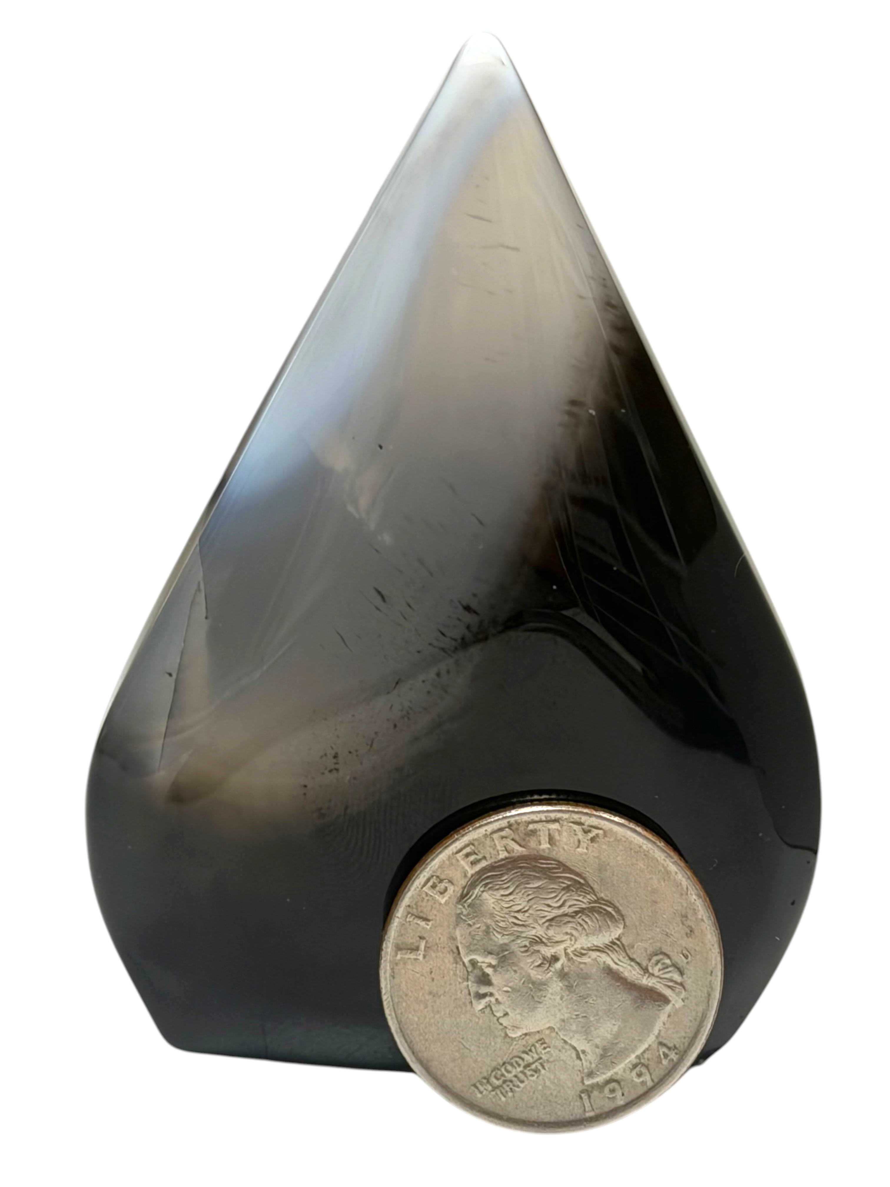 Black Agate Drop