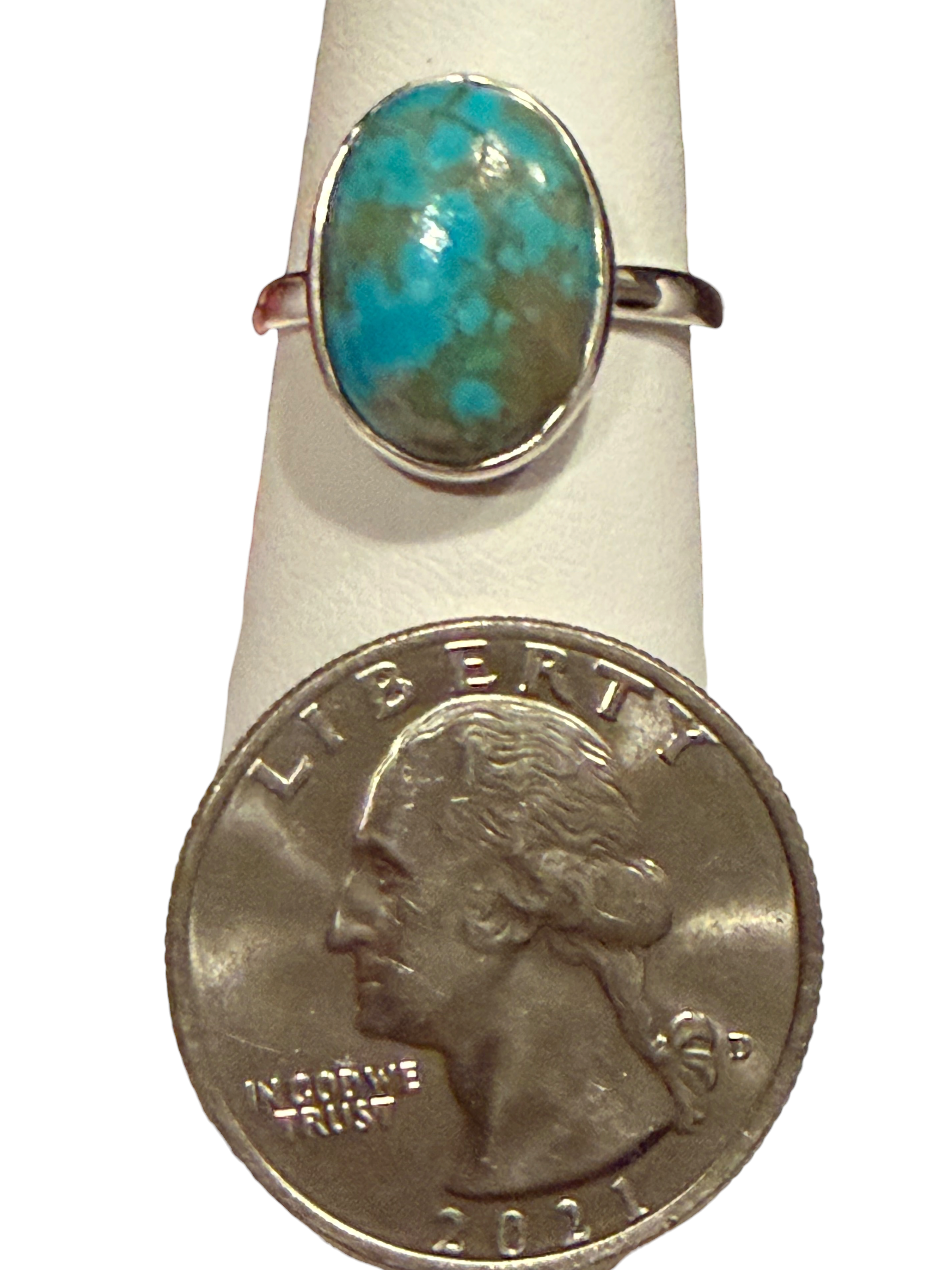 Mexican Turquoise Sterling Silver Ring