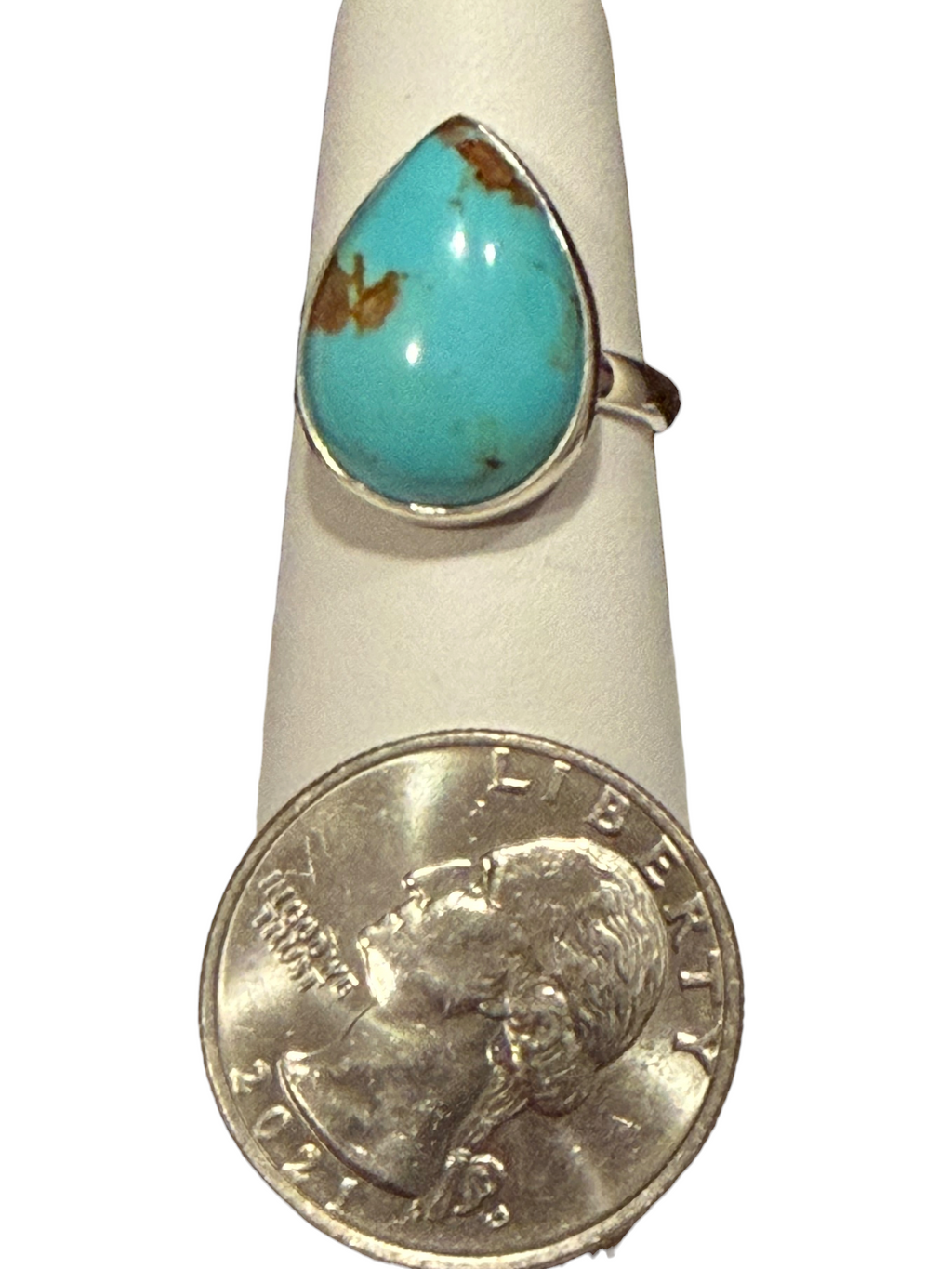 Mexican Turquoise Sterling Silver Ring