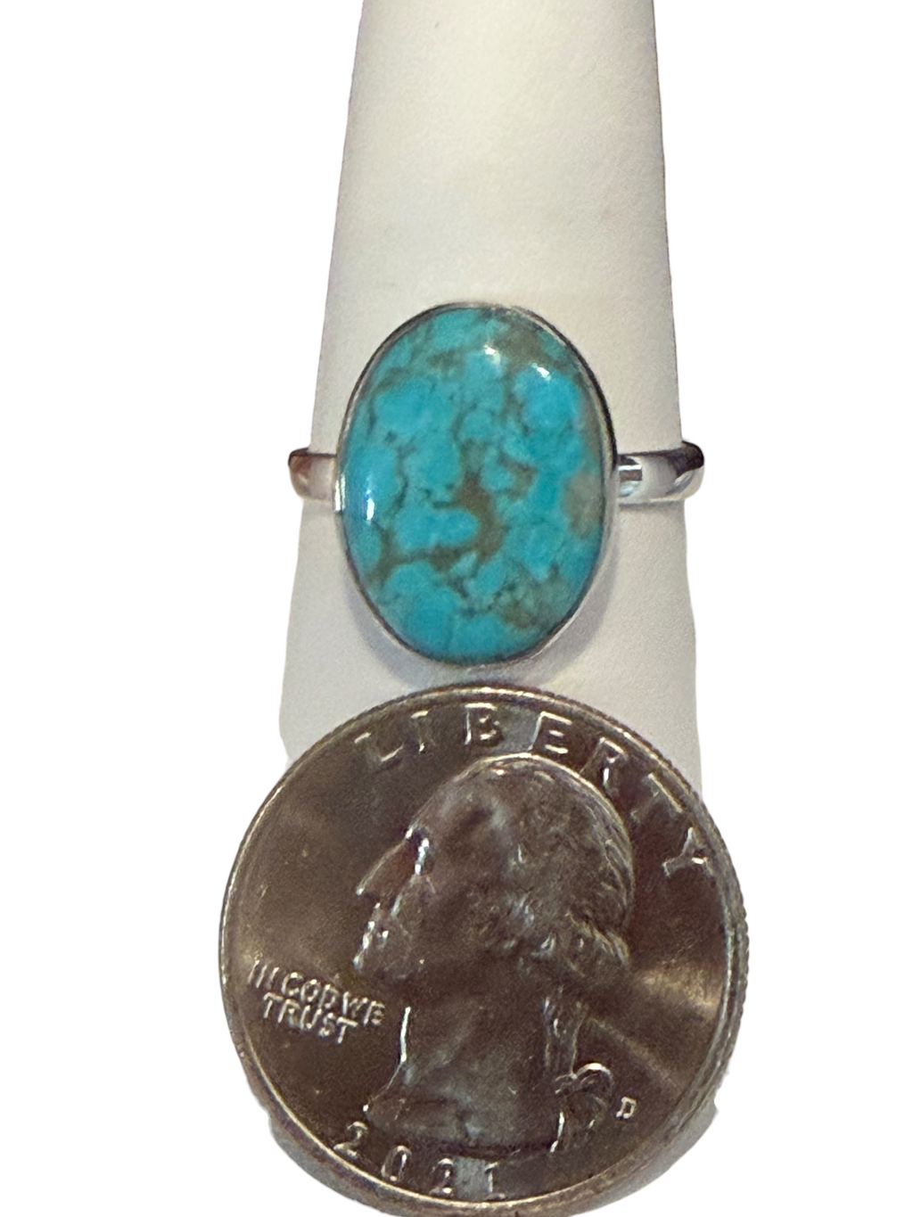 Mexican Turquoise Sterling Silver Ring