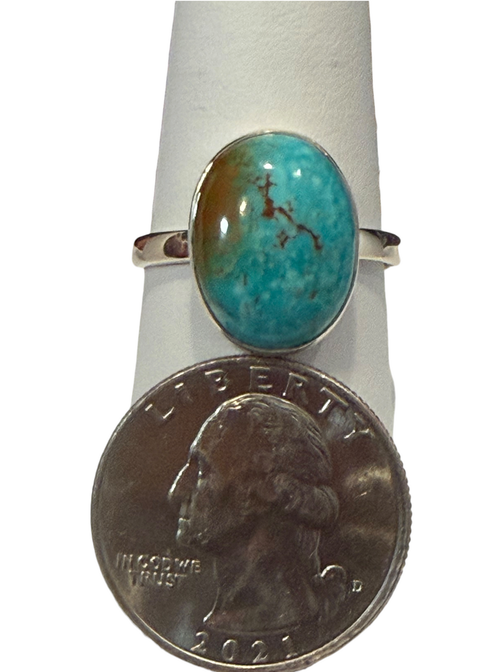 Mexican Turquoise Sterling Silver Ring