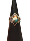 Spiny Oyster Size 9 Sterling Silver Ring