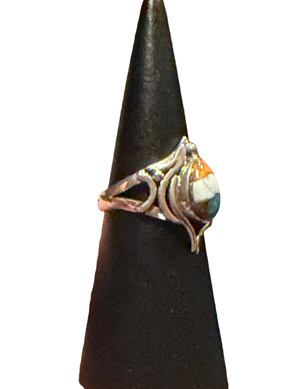 Spiny Oyster Size 9 Sterling Silver Ring