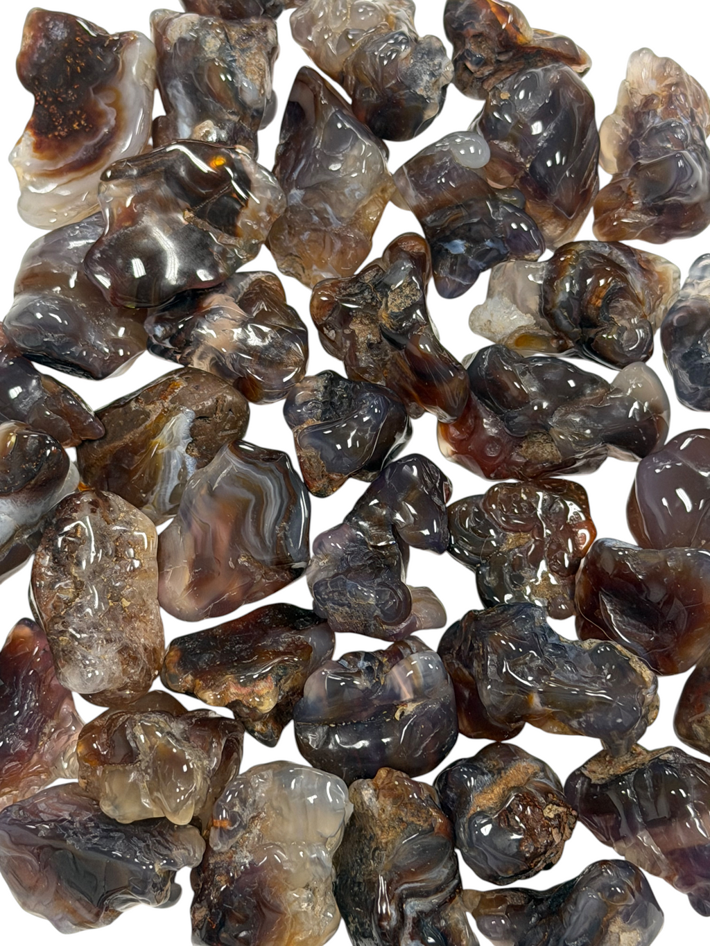 Fire Agate AA Small Tumbled