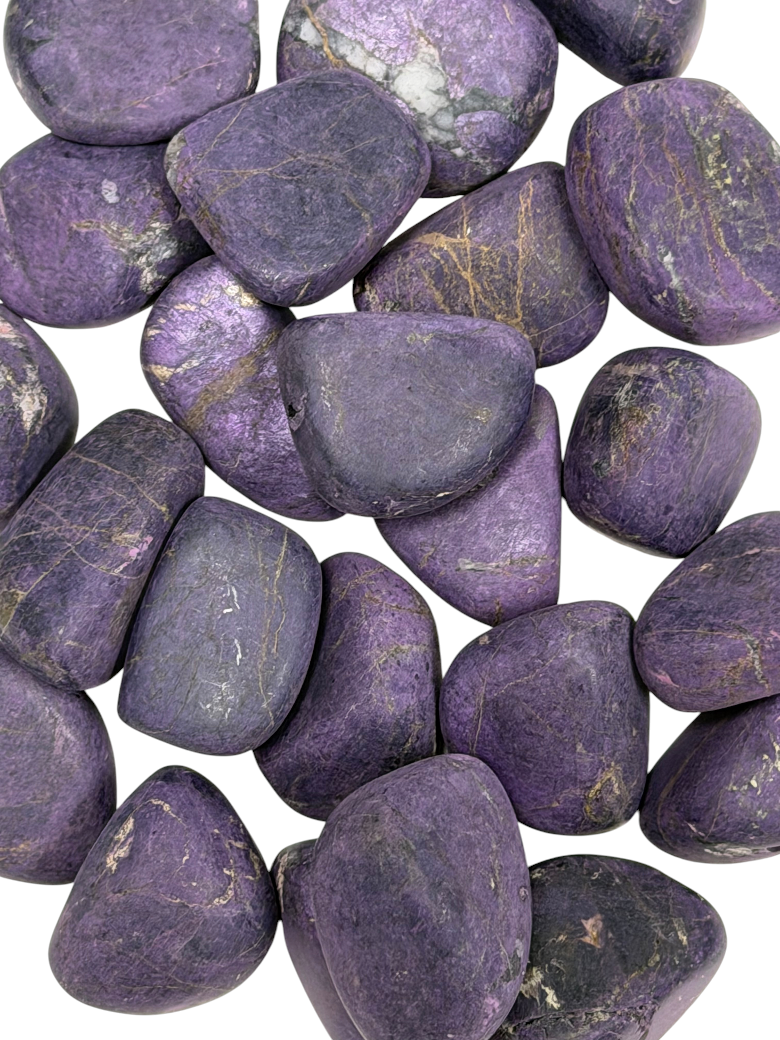 Purpurite Grade A Medium Unpolished Tumbled
