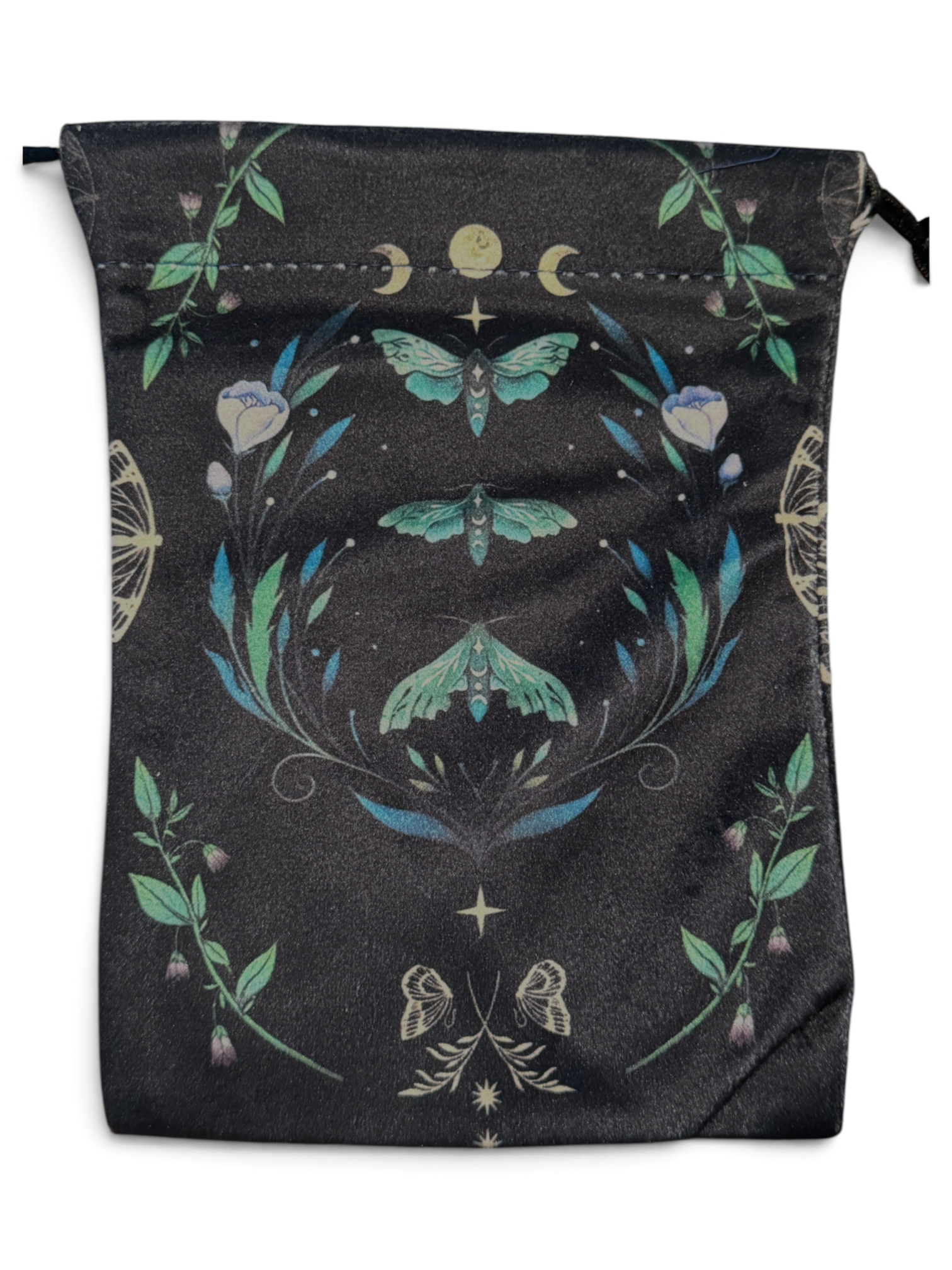 Blue/Green Moth Tarot Bag