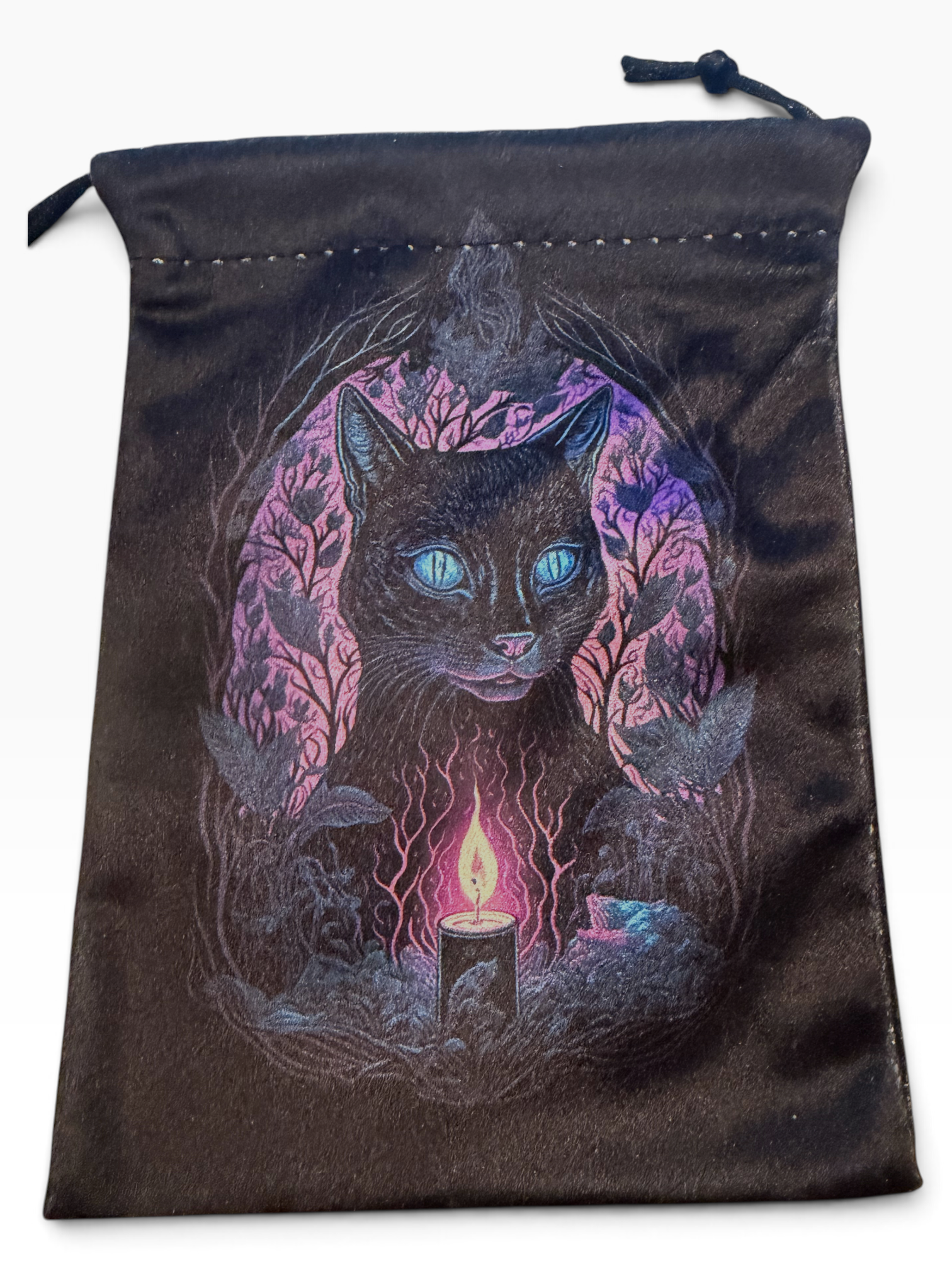 Cat with Flame Book Tarot Bag