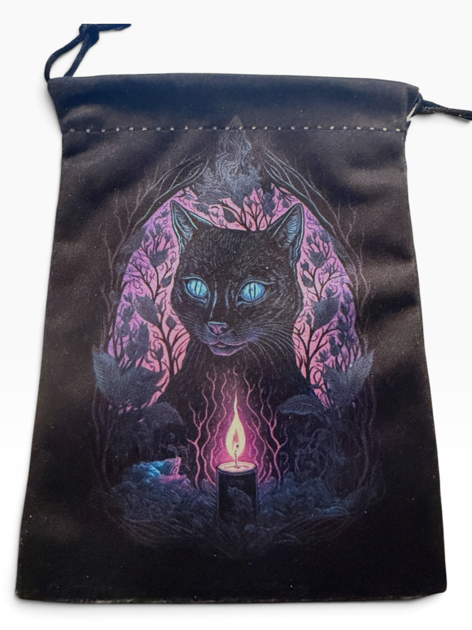 Cat with Flame Book Tarot Bag
