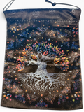 Blue Tree of Life Tarot Bag