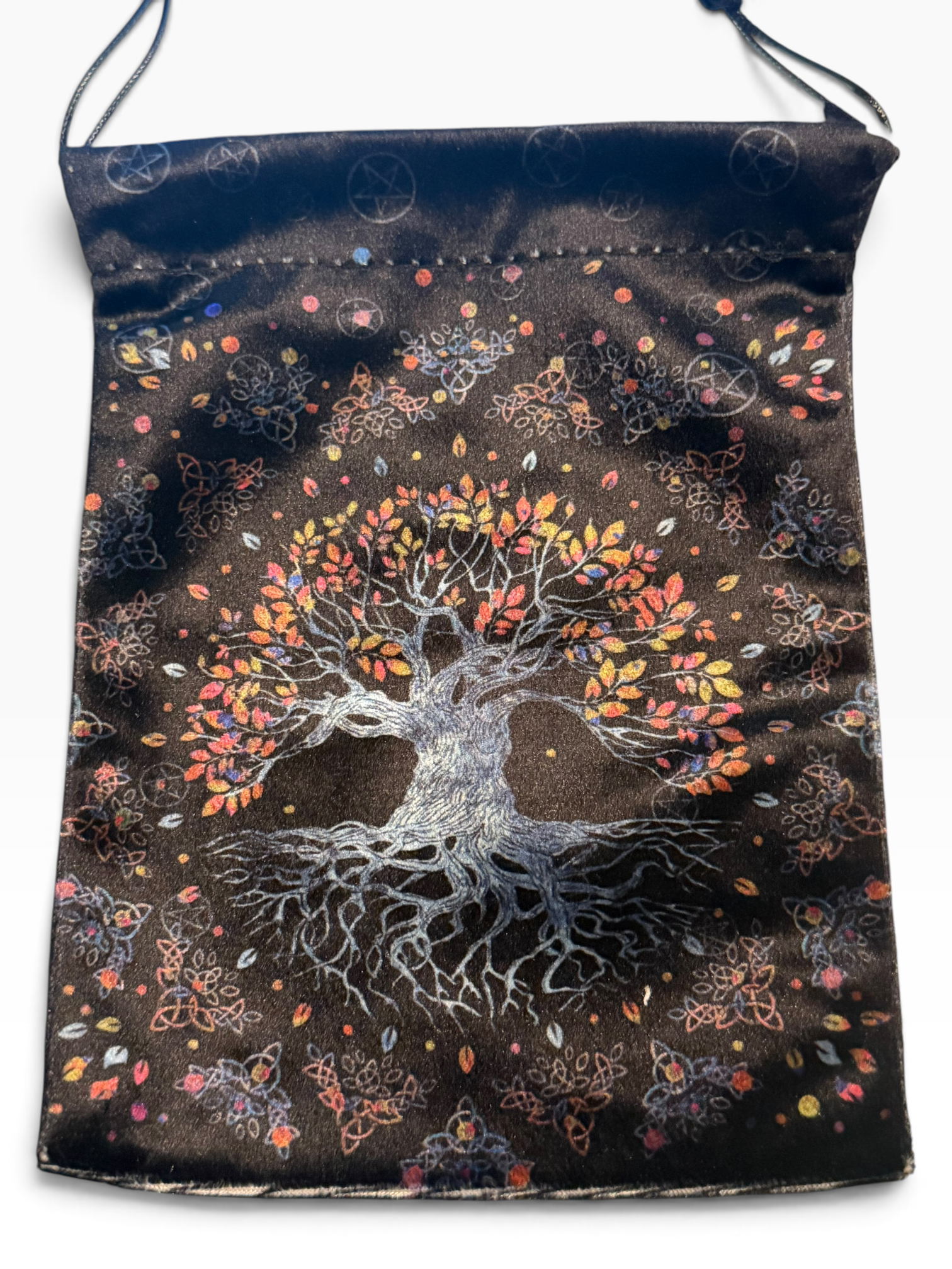 Blue Tree of Life Tarot Bag