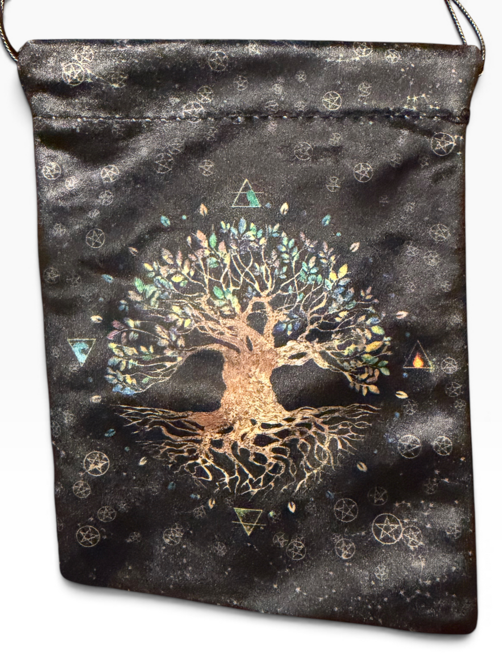 Brown Tree of Life Tarot Bag