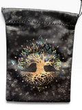 Brown Tree of Life Tarot Bag