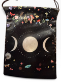 Mushroom Triple Moon Tarot Bag