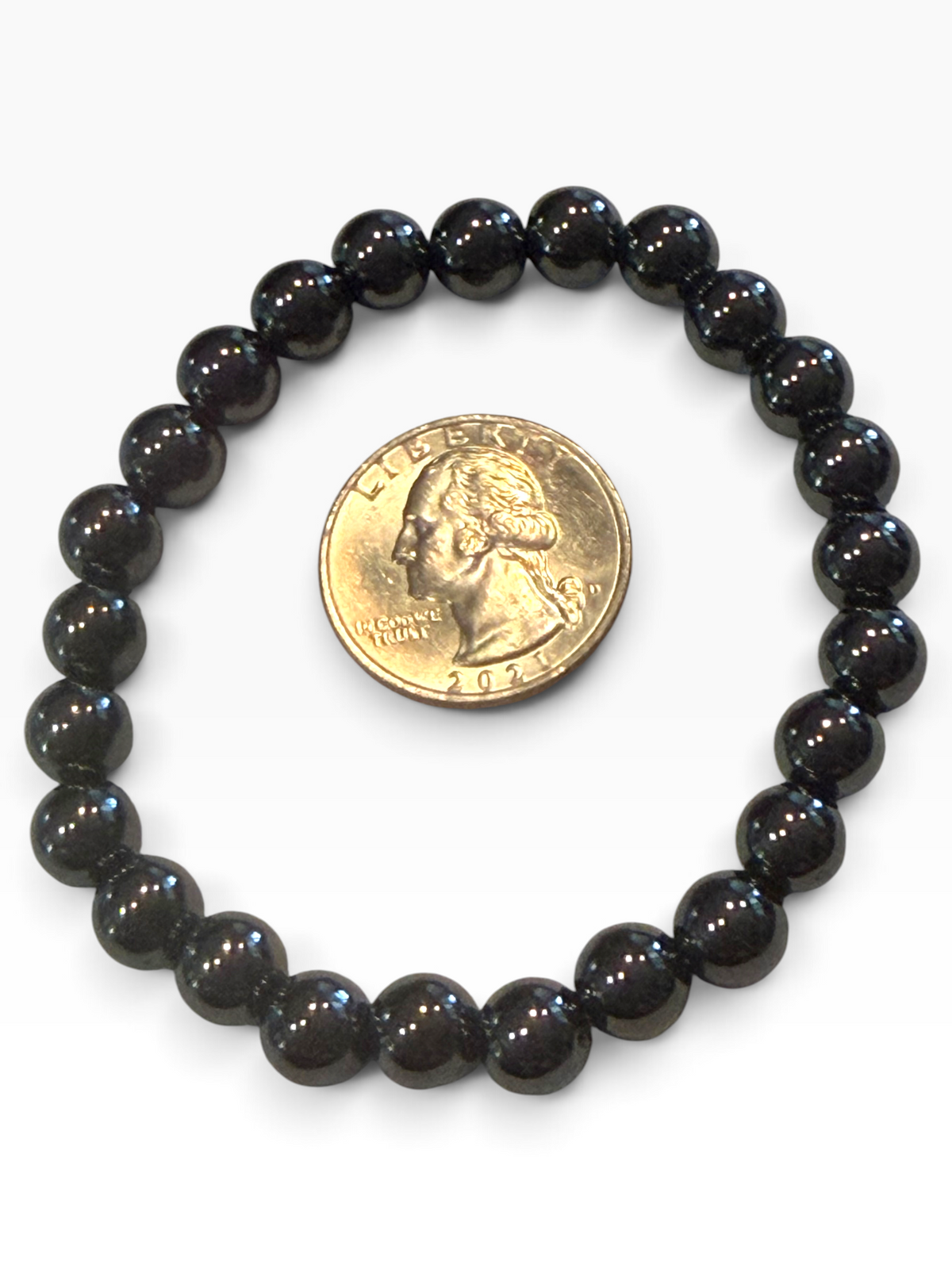 Magnetic Hematite 8mm Bracelet