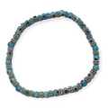 Light Blue 4mm Evil Eye Bracelet
