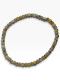 Yellow 4mm Evil Eye Bracelet