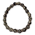 8mm Black Evil Eye Bracelet