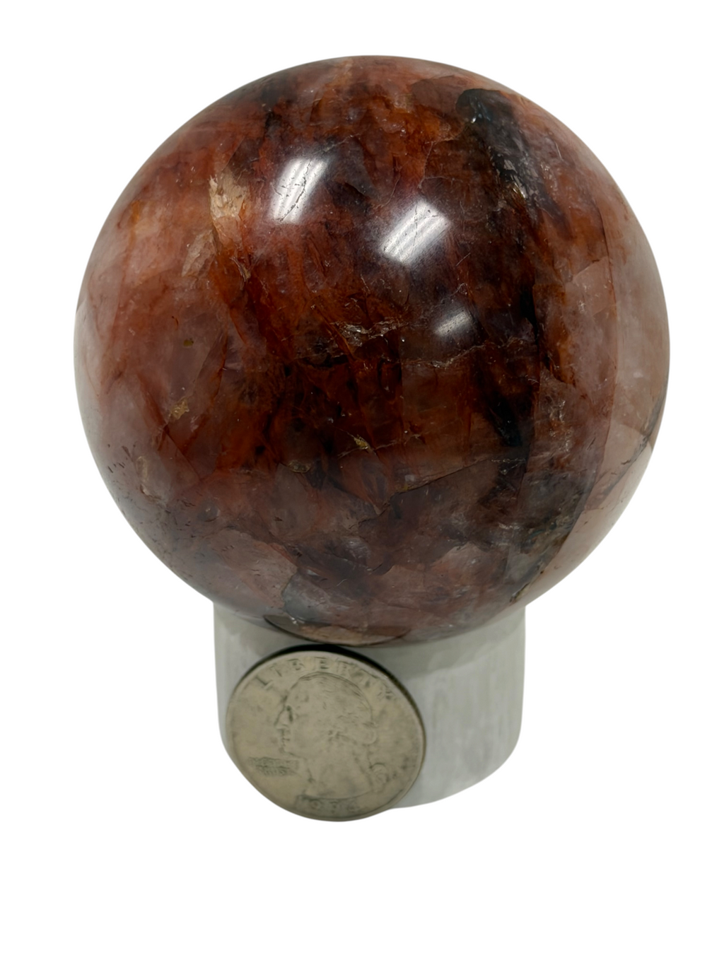 Hematoid Quartz Sphere 69mm