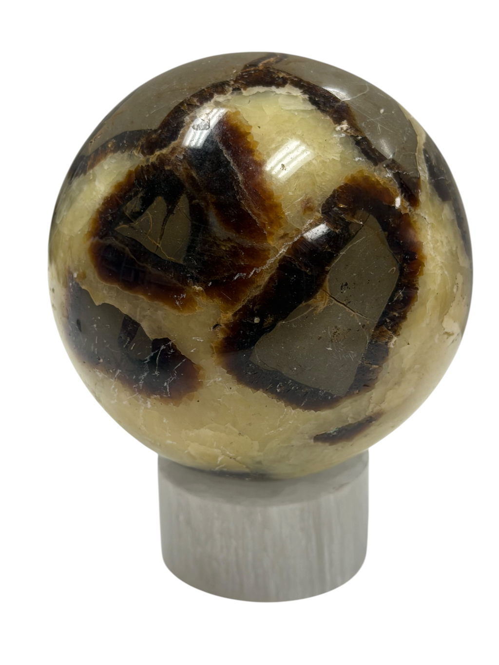 Septarian Sphere "Dragons Egg" 73mm